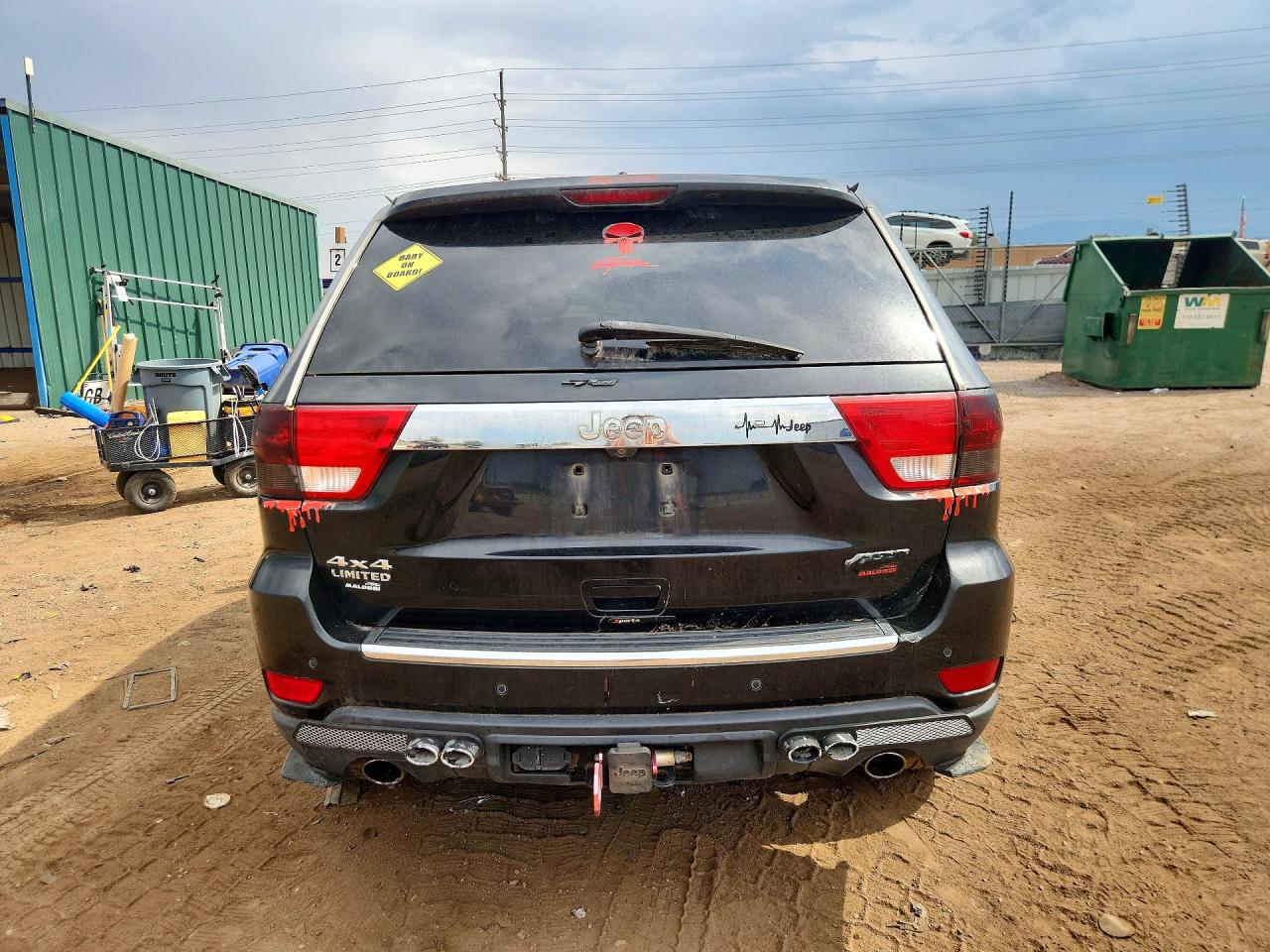 2012 Jeep Grand Cherokee Limited Black vin: 1C4RJFBT1CC204033