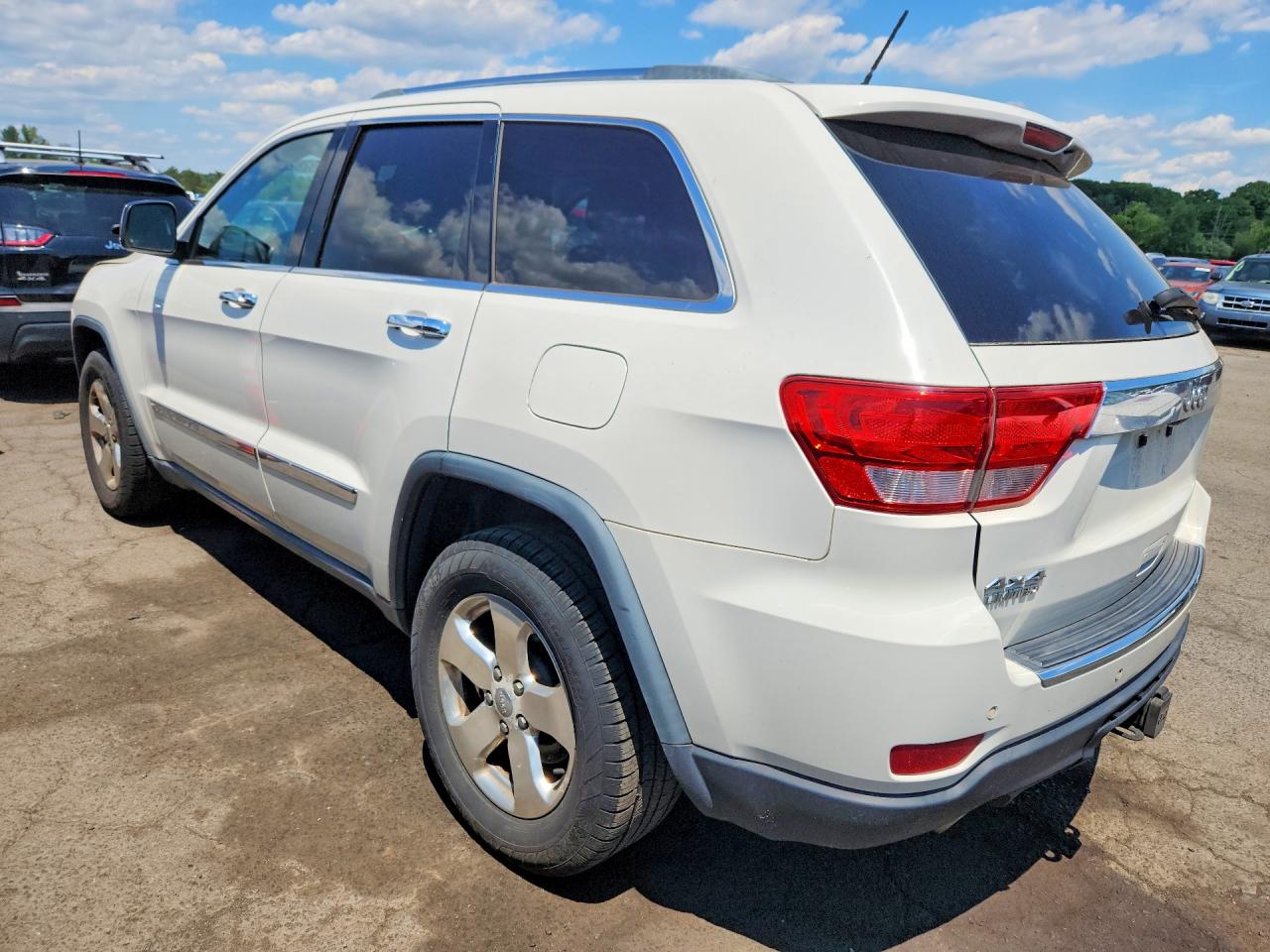 2013 Jeep Grand Cherokee Limited White vin: 1C4RJFBT1CC274423