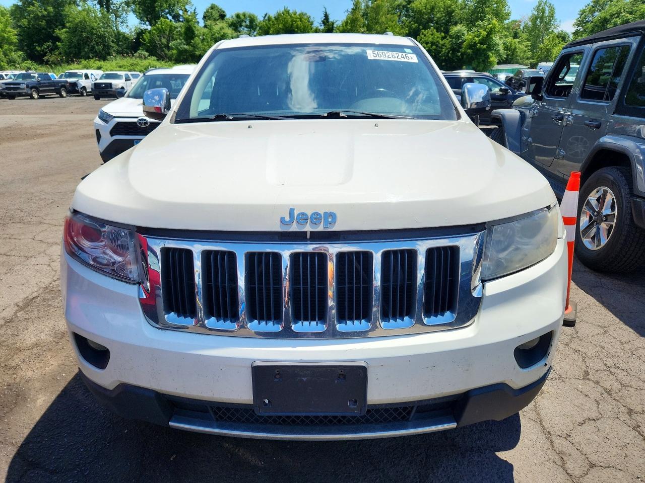 2013 Jeep Grand Cherokee Limited White vin: 1C4RJFBT1CC274423