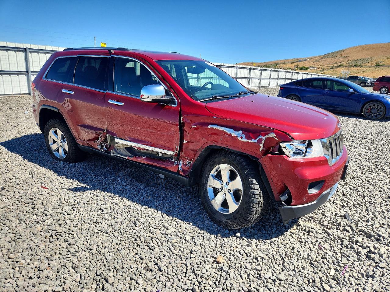 2013 Jeep Grand Cherokee Limited Red vin: 1C4RJFBT1DC573167