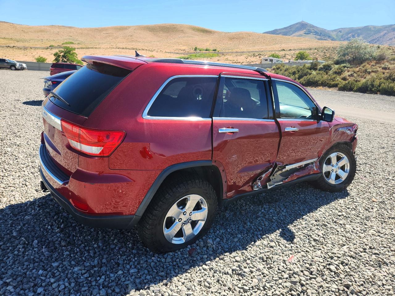 2013 Jeep Grand Cherokee Limited Red vin: 1C4RJFBT1DC573167