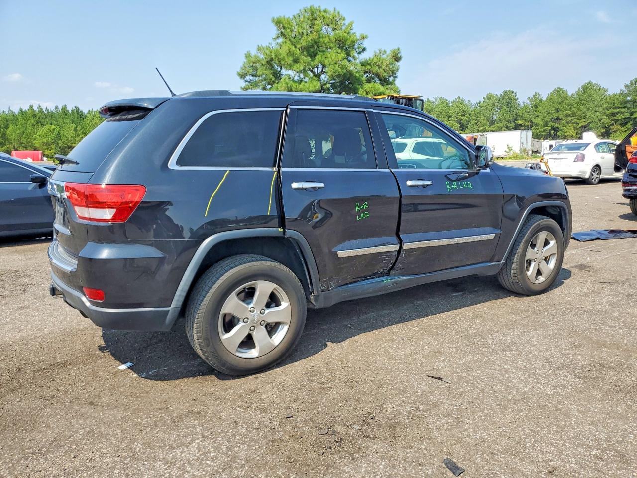 2013 Jeep Grand Cherokee Limited Black vin: 1C4RJFBT1DC586291