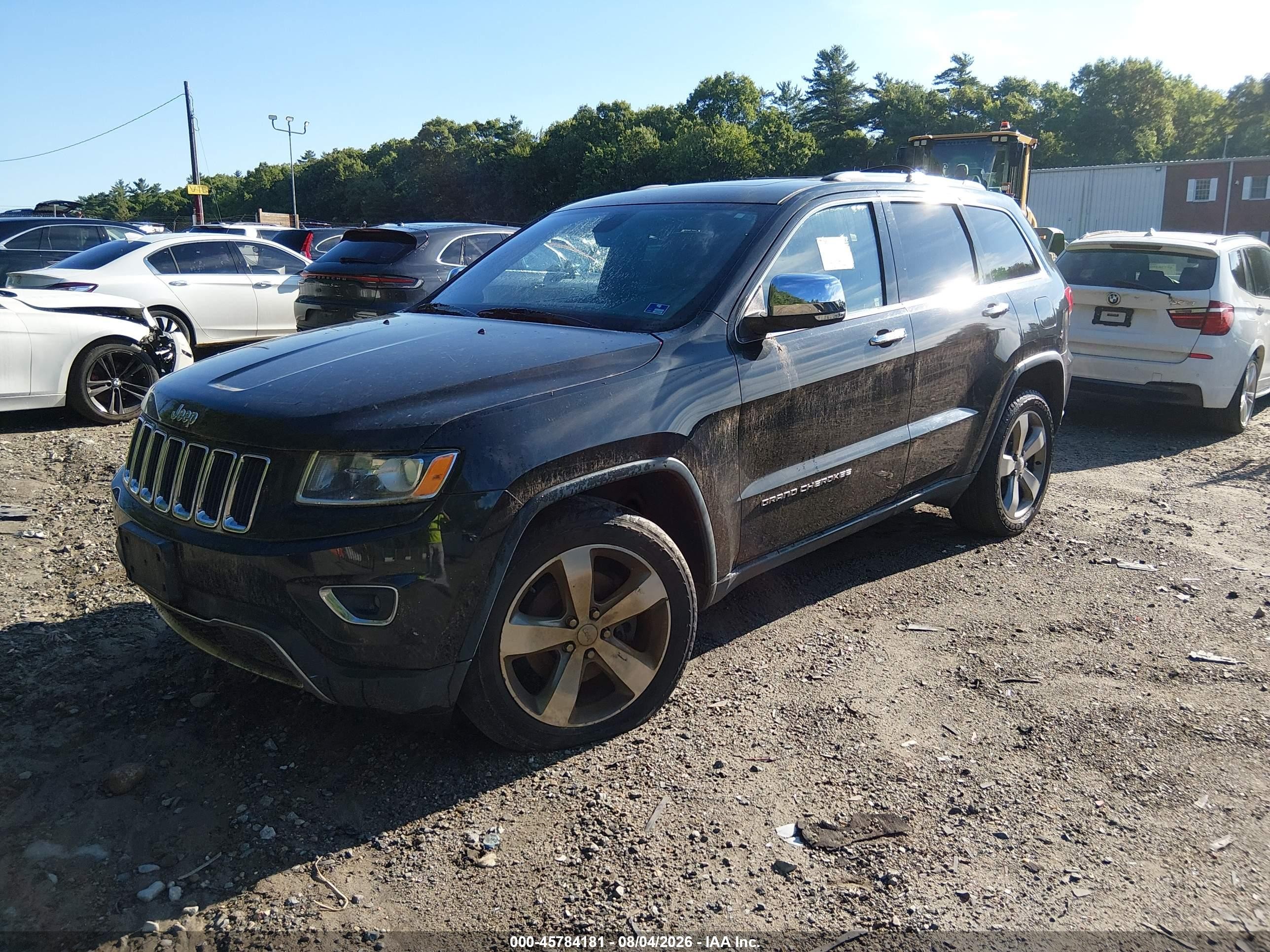 2014 Jeep Grand Cherokee Limited Black vin: 1C4RJFBT2EC129944
