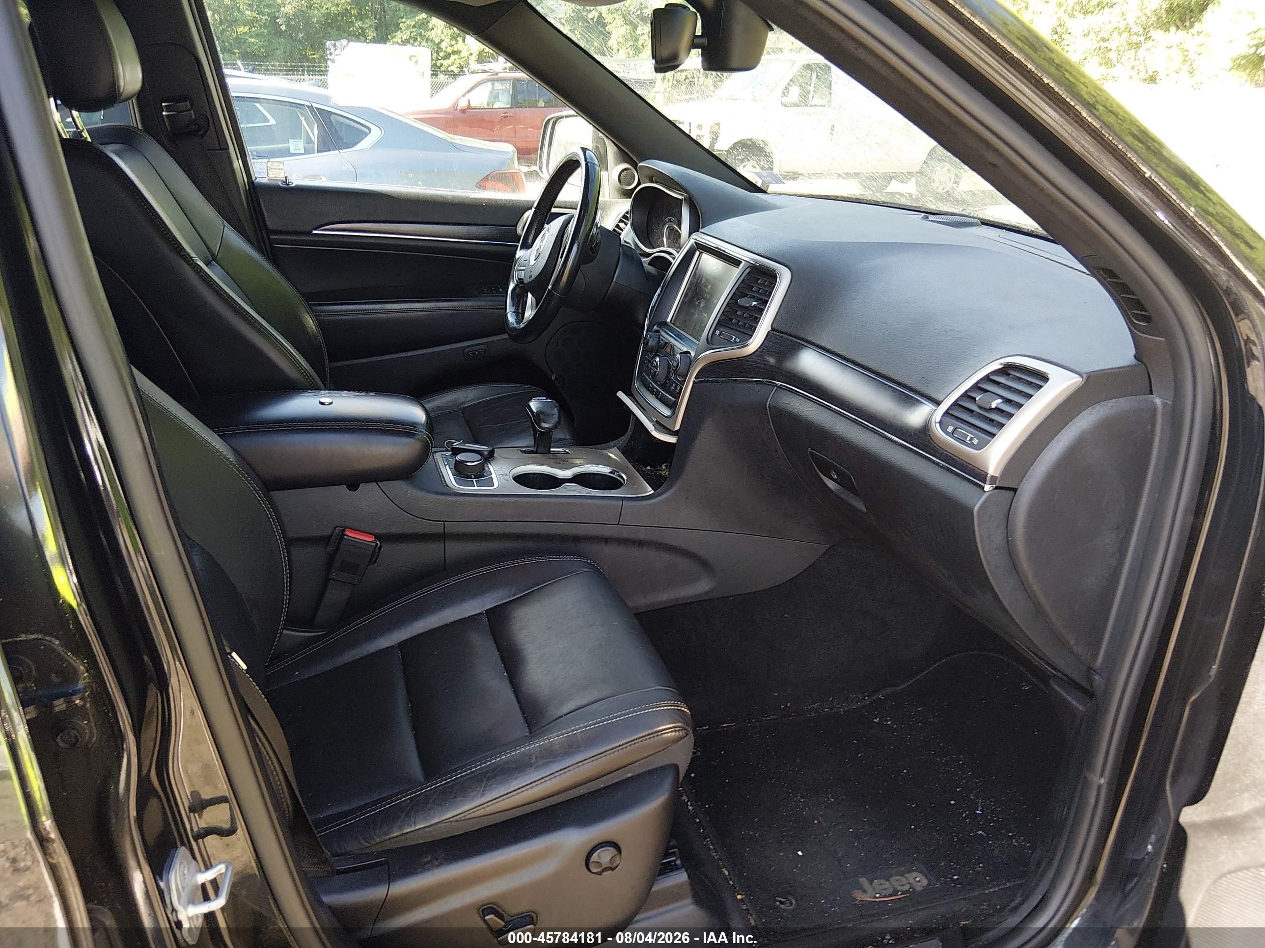 2014 Jeep Grand Cherokee Limited Black vin: 1C4RJFBT2EC129944
