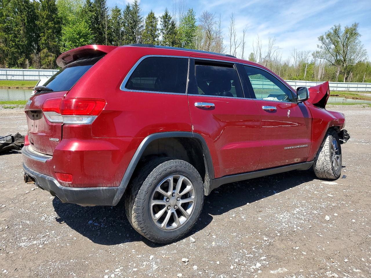 2014 Jeep Grand Cherokee Limited Красный vin: 1C4RJFBT2EC241031