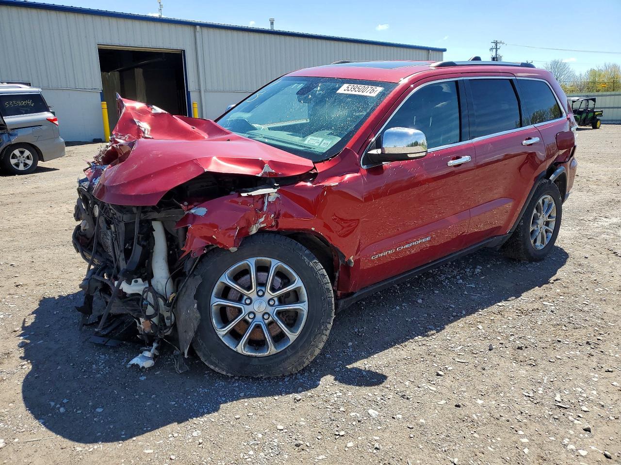 2014 Jeep Grand Cherokee Limited Red vin: 1C4RJFBT2EC241031