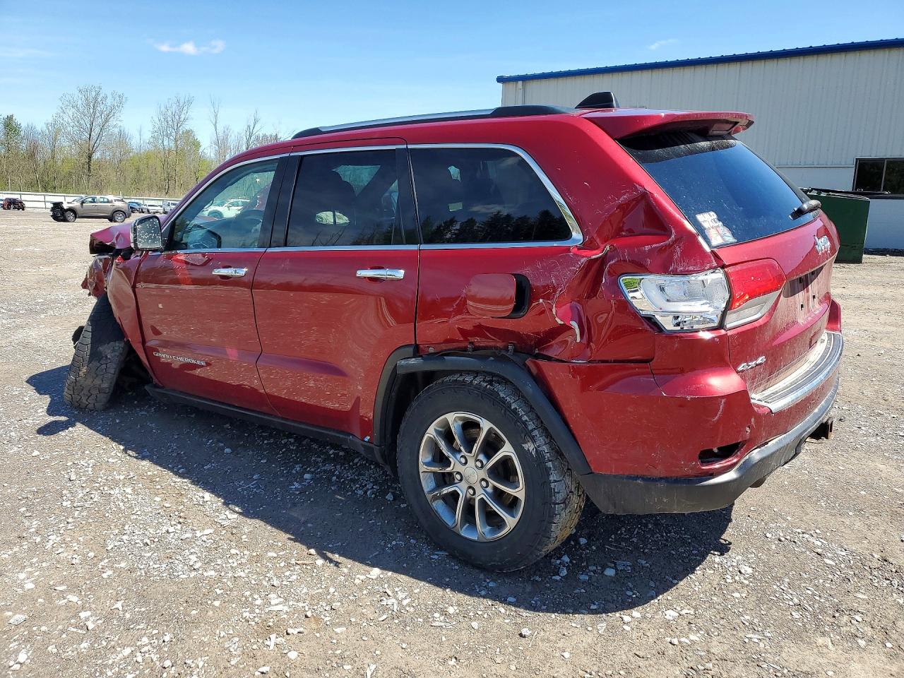 2014 Jeep Grand Cherokee Limited Красный vin: 1C4RJFBT2EC241031