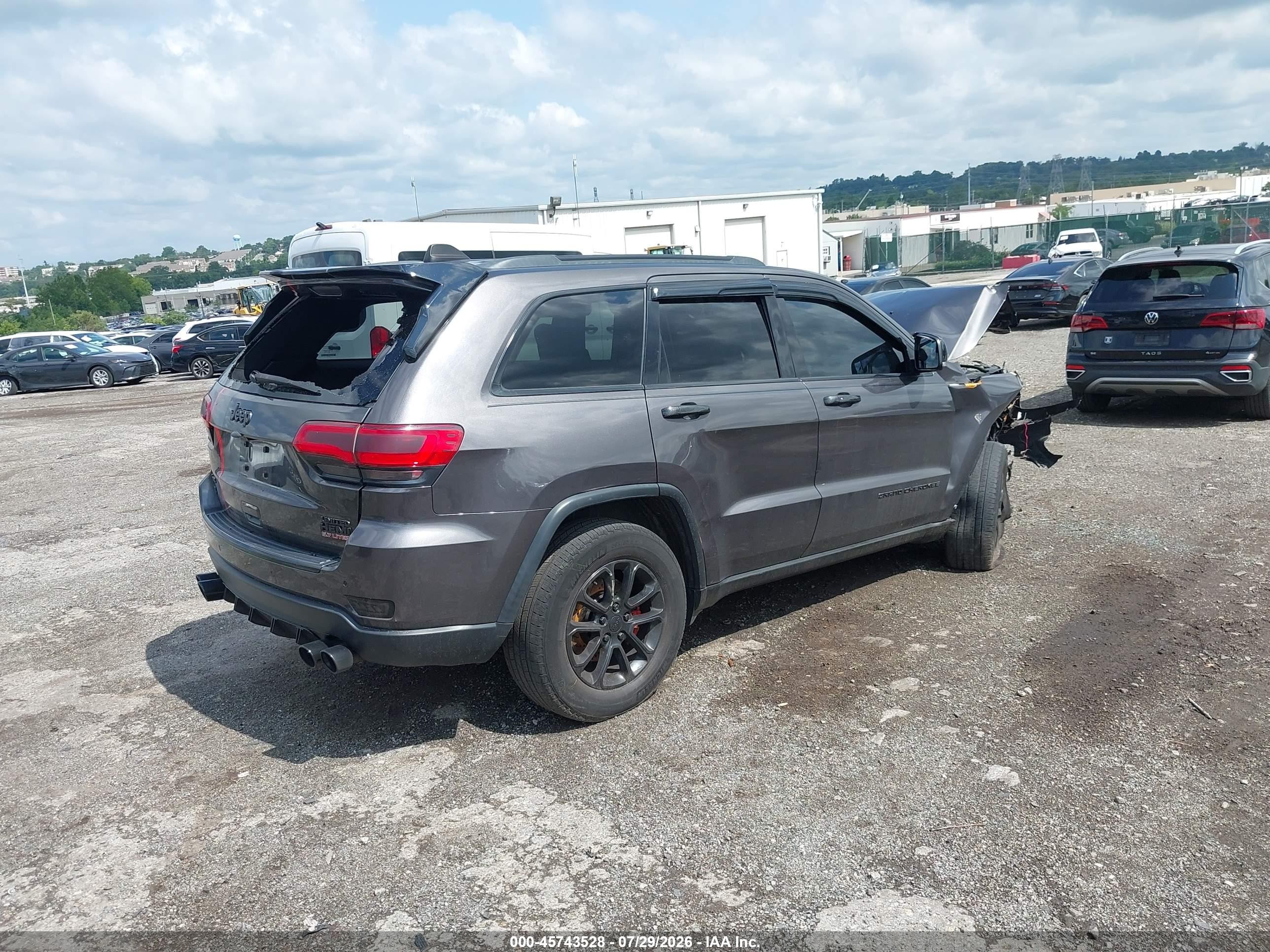 2014 Jeep Grand Cherokee Limited Серый vin: 1C4RJFBT2EC362920