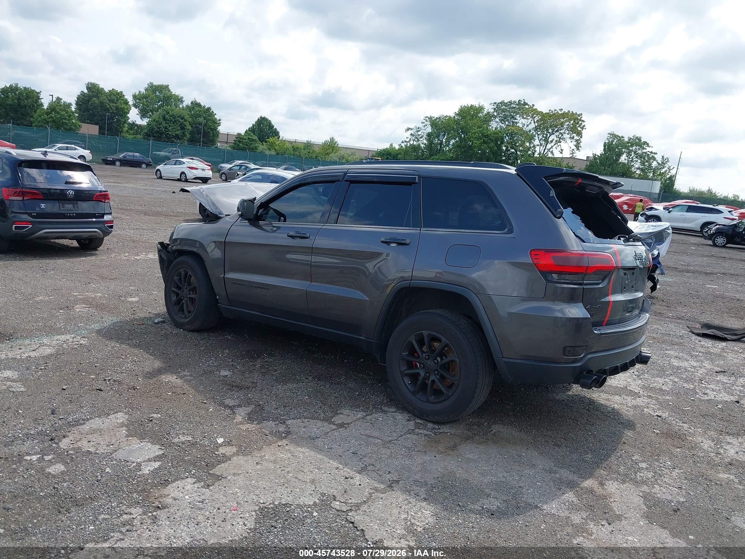 2014 Jeep Grand Cherokee Limited Серый vin: 1C4RJFBT2EC362920