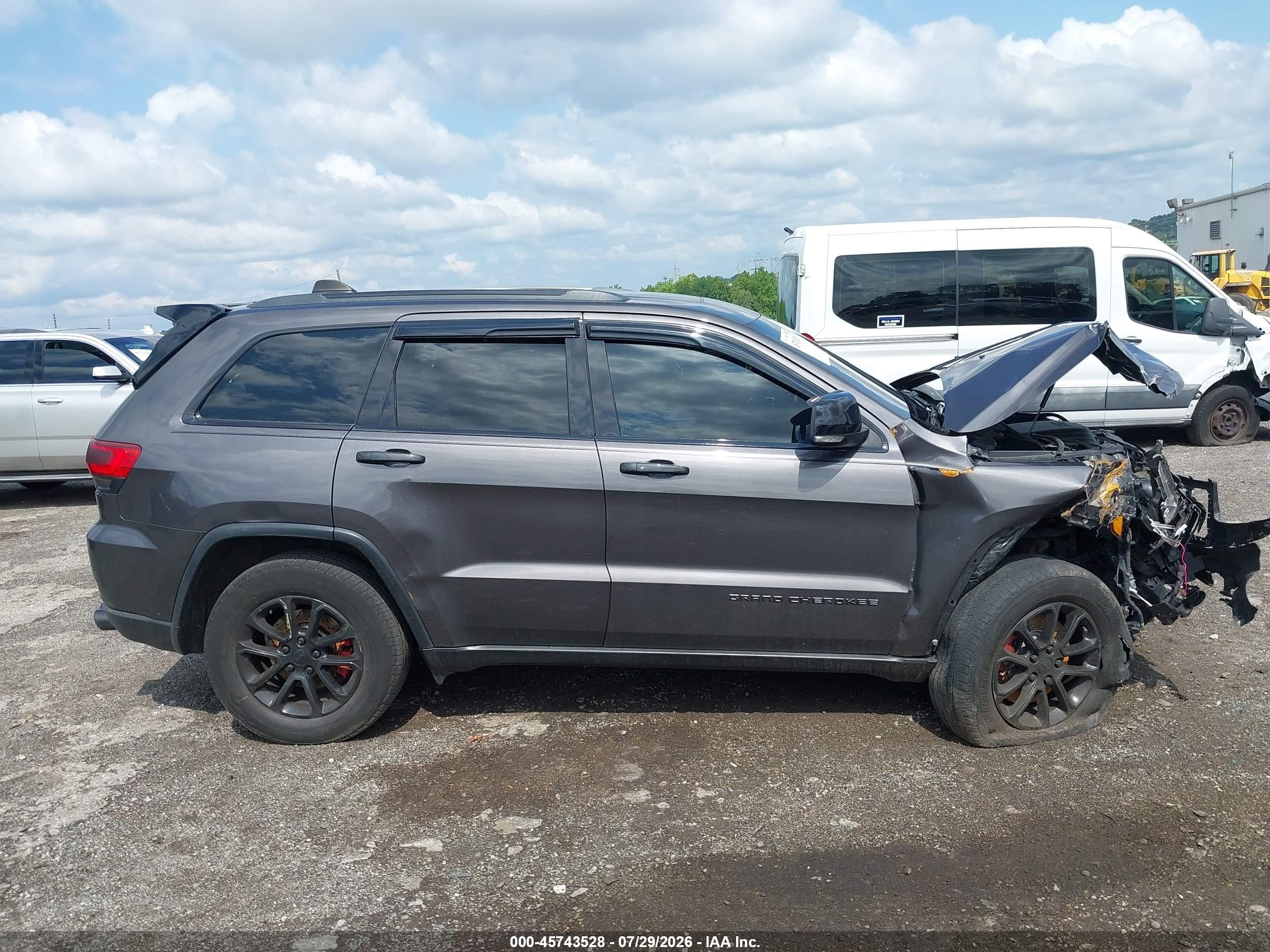 2014 Jeep Grand Cherokee Limited Серый vin: 1C4RJFBT2EC362920