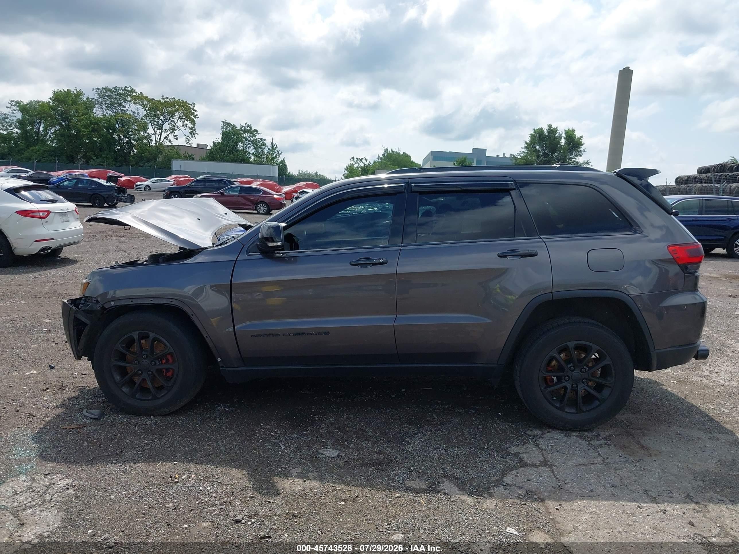 2014 Jeep Grand Cherokee Limited Серый vin: 1C4RJFBT2EC362920
