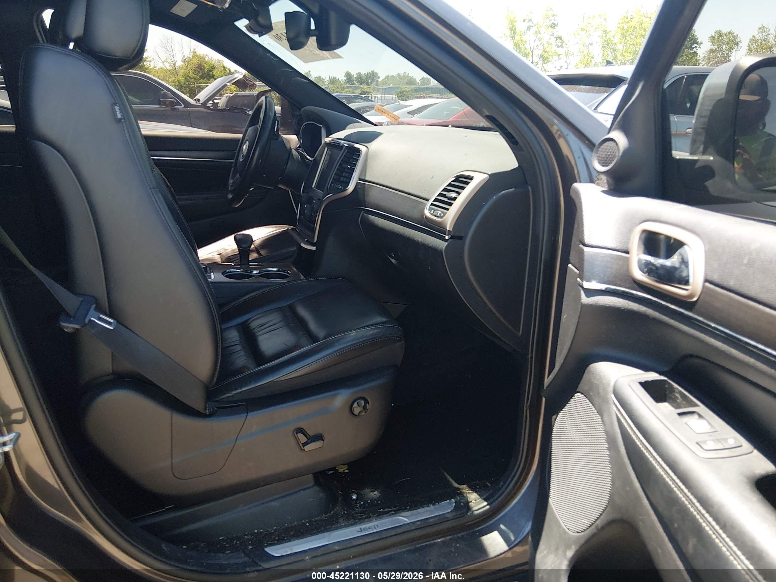 2015 Jeep Grand Cherokee Limited Серый vin: 1C4RJFBT2FC951466
