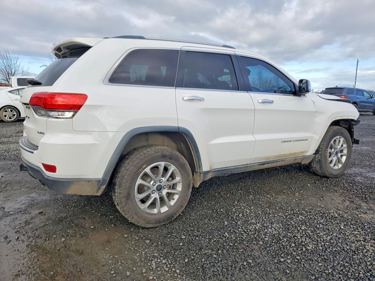 2014 Jeep Grand Cherokee Limited White vin: 1C4RJFBT3EC136188