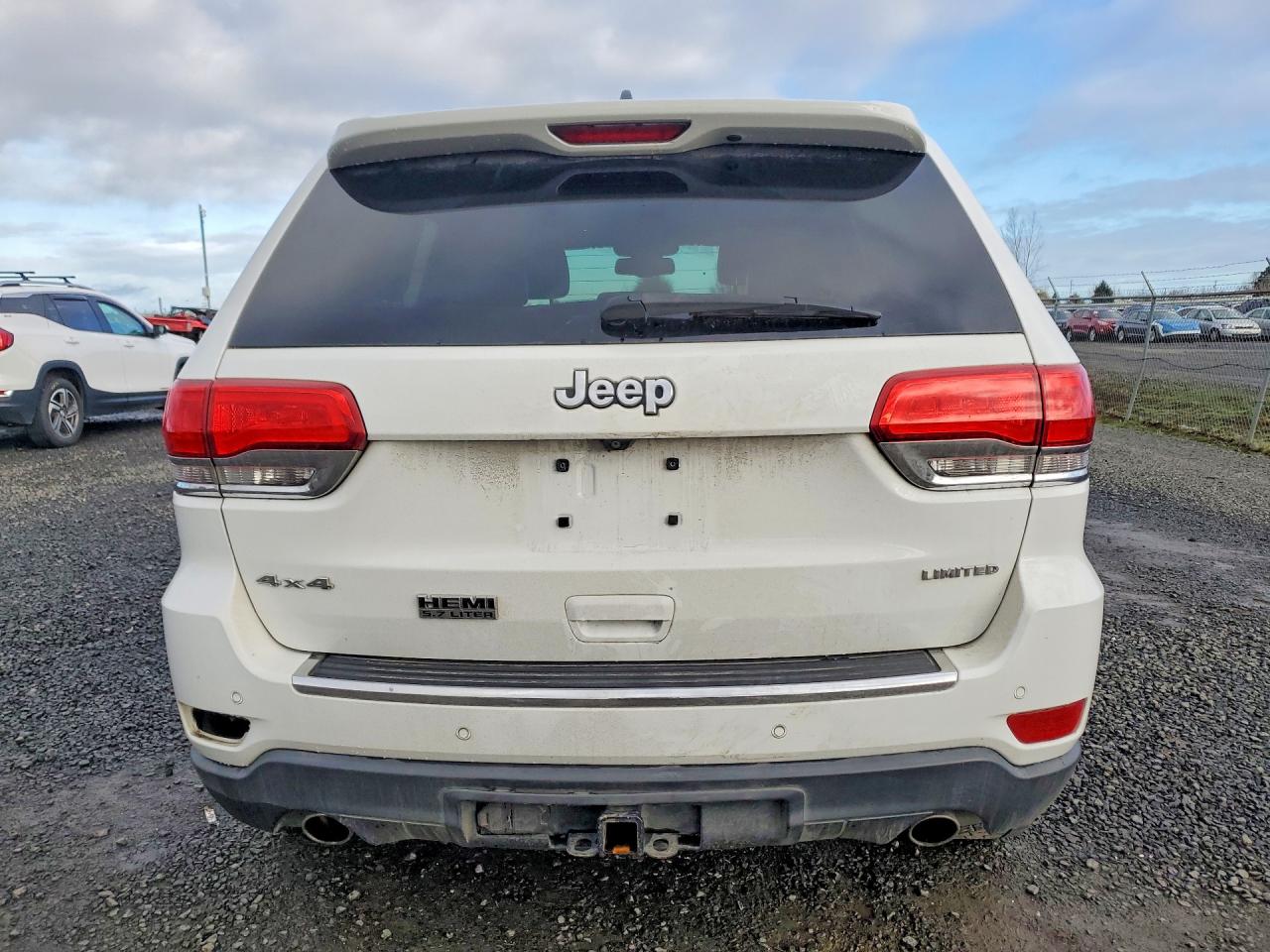 2014 Jeep Grand Cherokee Limited White vin: 1C4RJFBT3EC136188