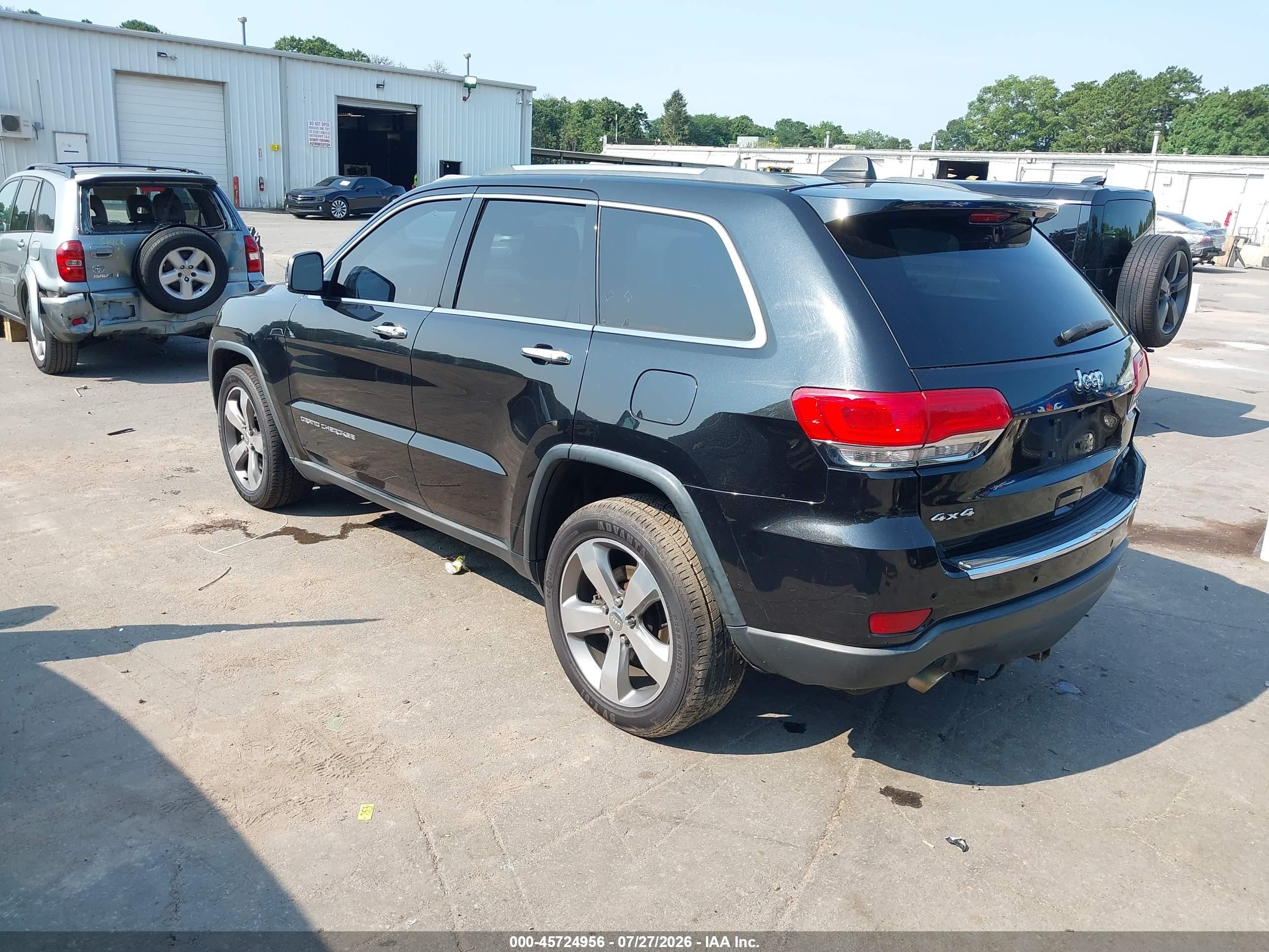 2014 Jeep Grand Cherokee Limited Black vin: 1C4RJFBT3EC232922