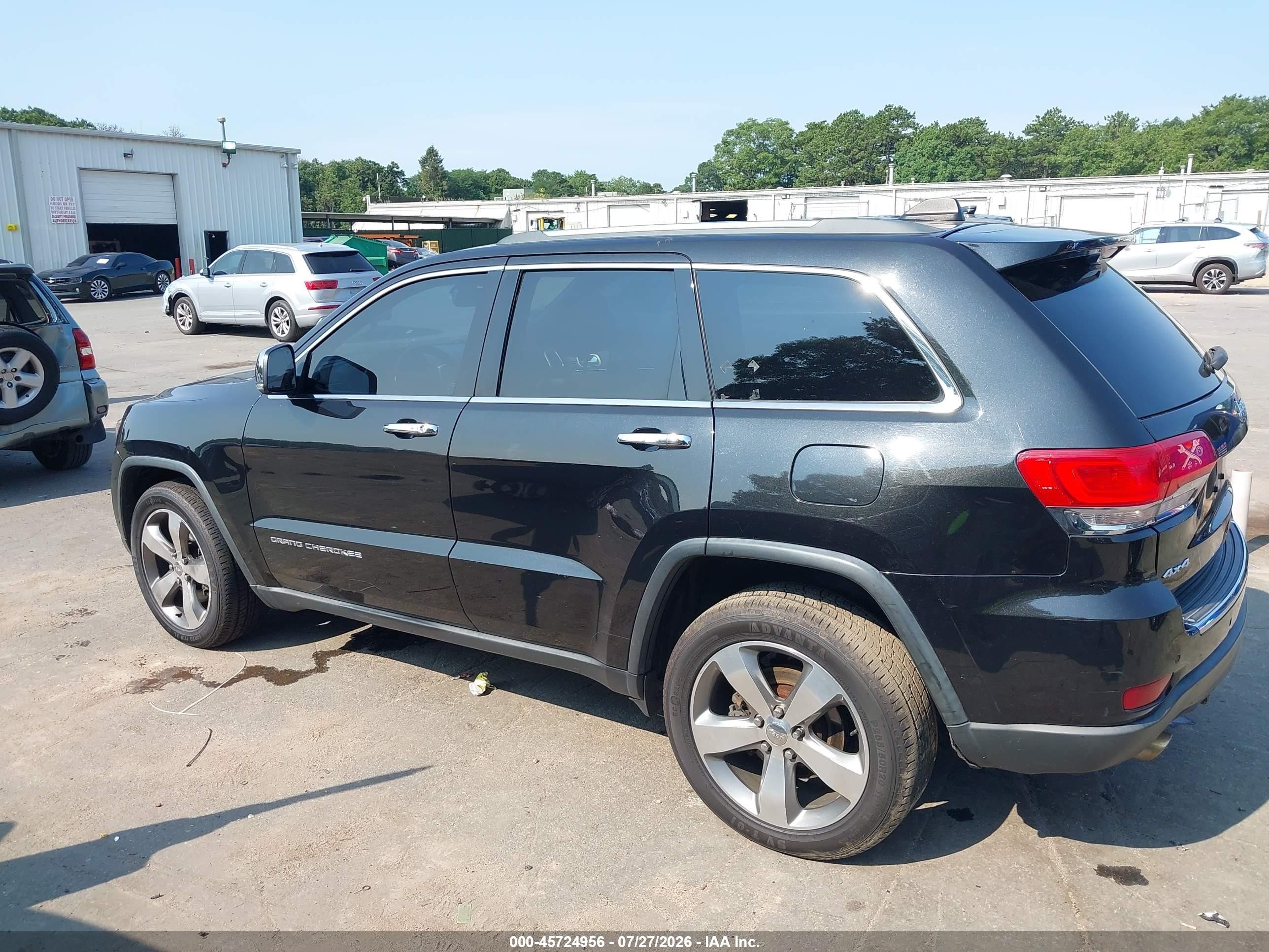 2014 Jeep Grand Cherokee Limited Black vin: 1C4RJFBT3EC232922
