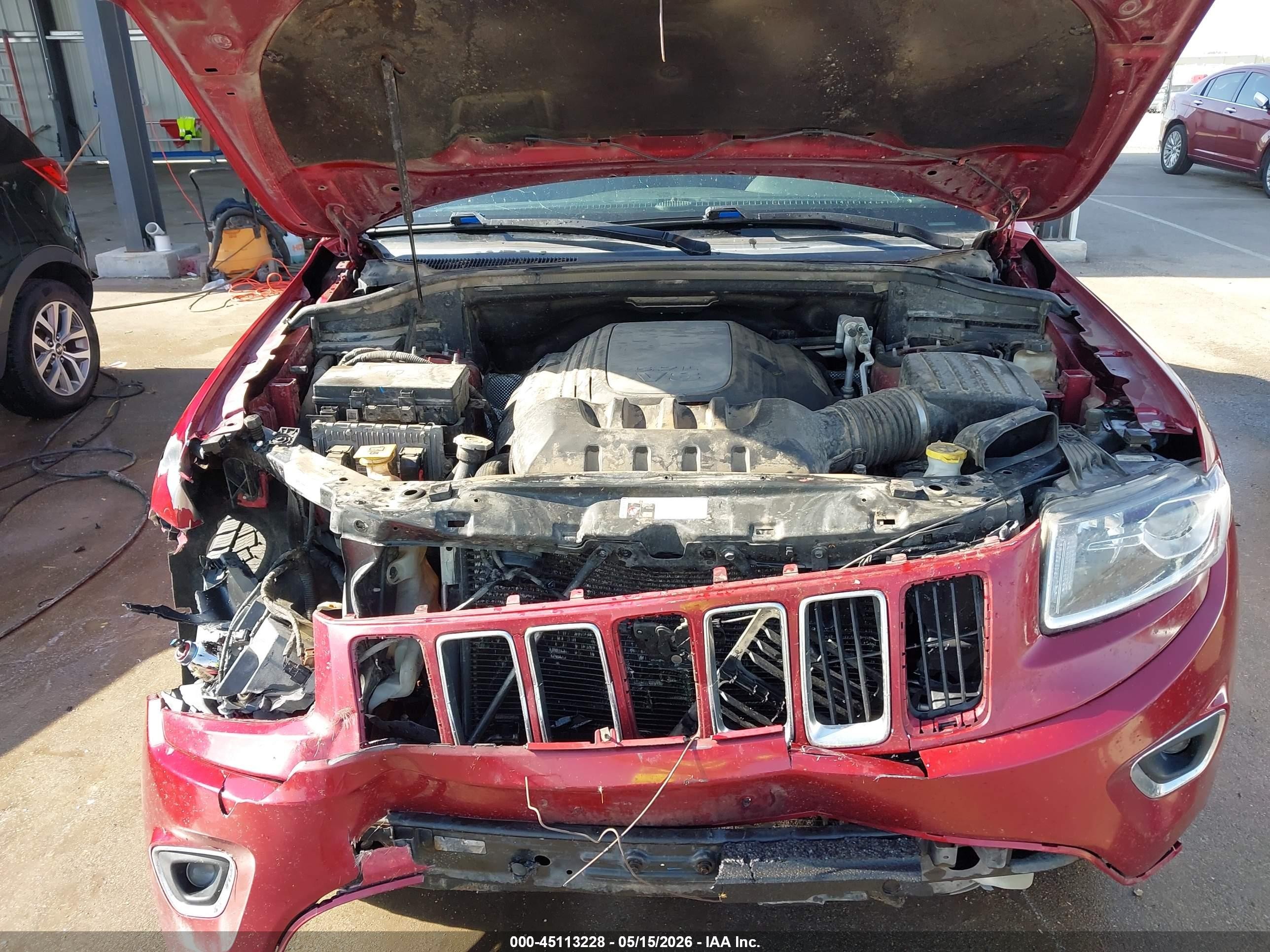 2014 Jeep Grand Cherokee Limited Red vin: 1C4RJFBT3EC240678