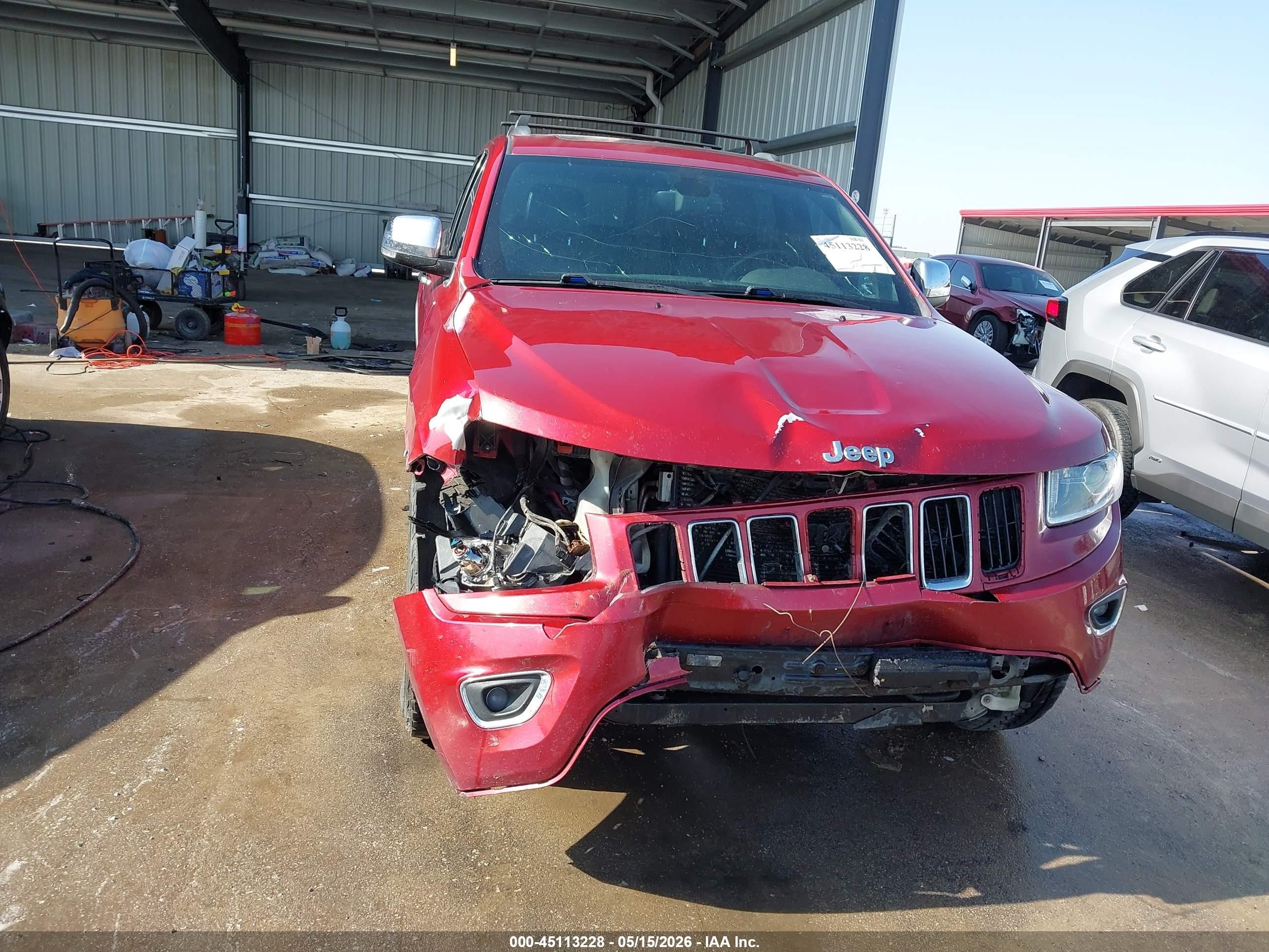 2014 Jeep Grand Cherokee Limited Red vin: 1C4RJFBT3EC240678