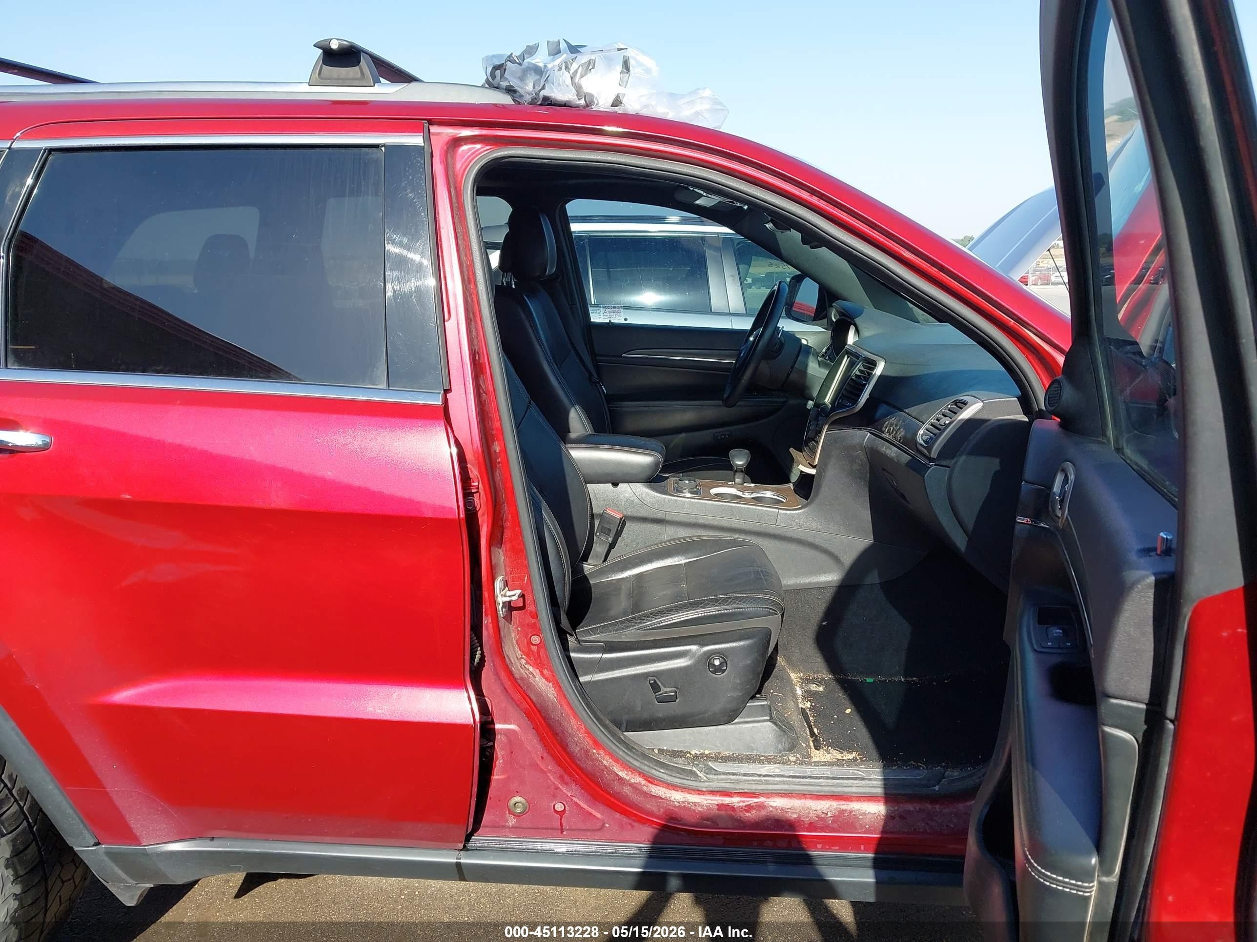 2014 Jeep Grand Cherokee Limited Red vin: 1C4RJFBT3EC240678