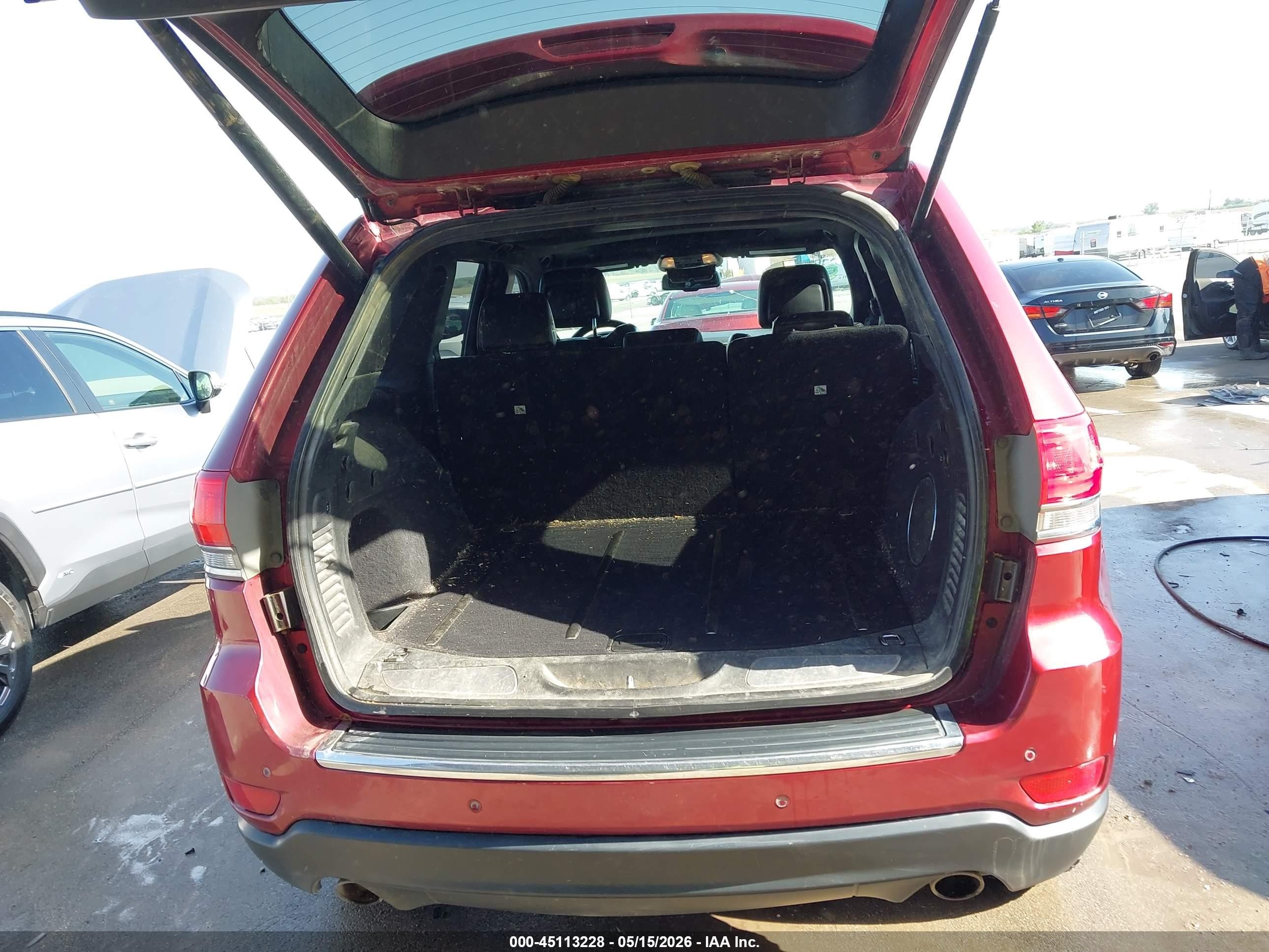 2014 Jeep Grand Cherokee Limited Red vin: 1C4RJFBT3EC240678