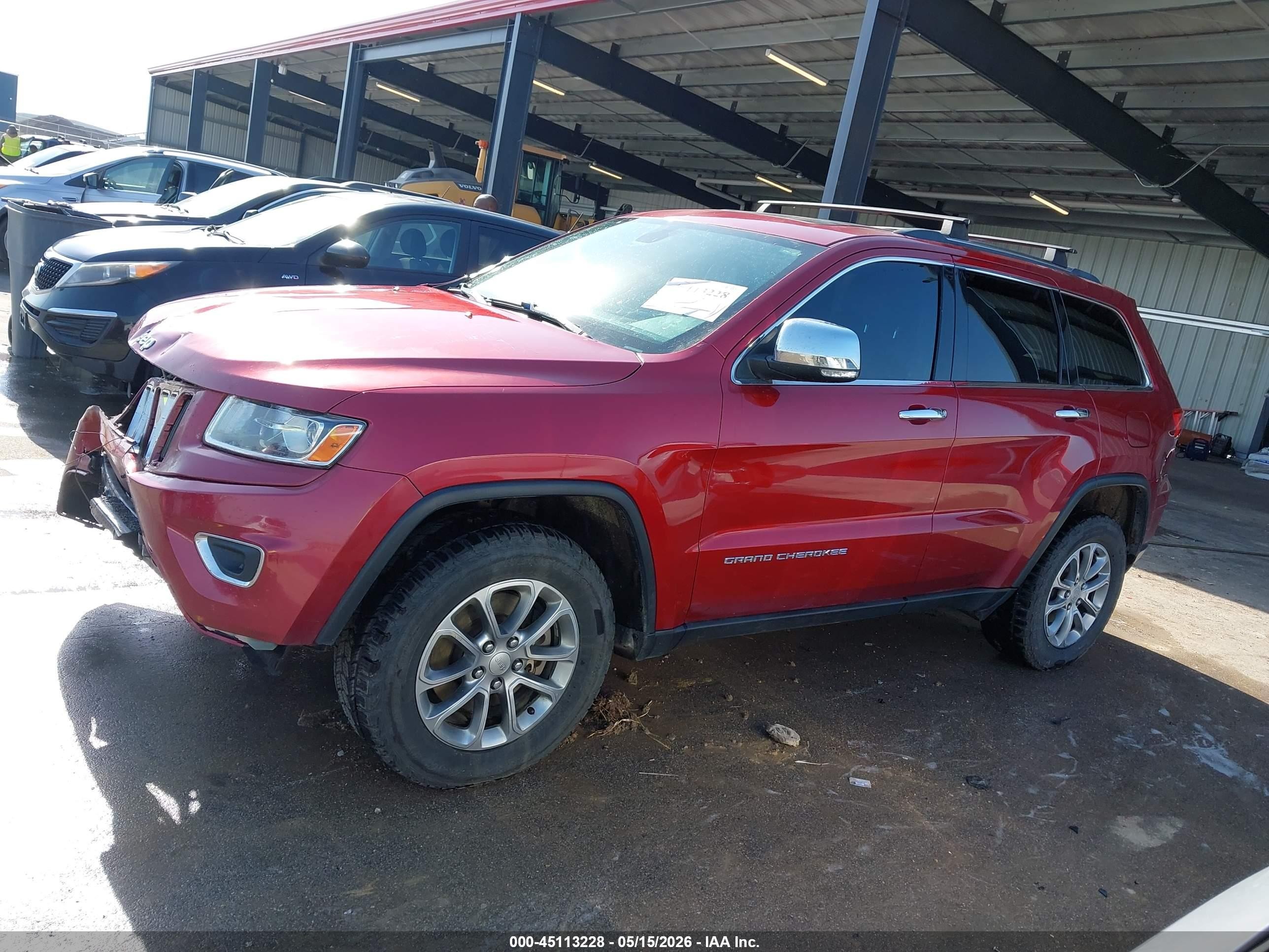 2014 Jeep Grand Cherokee Limited Red vin: 1C4RJFBT3EC240678