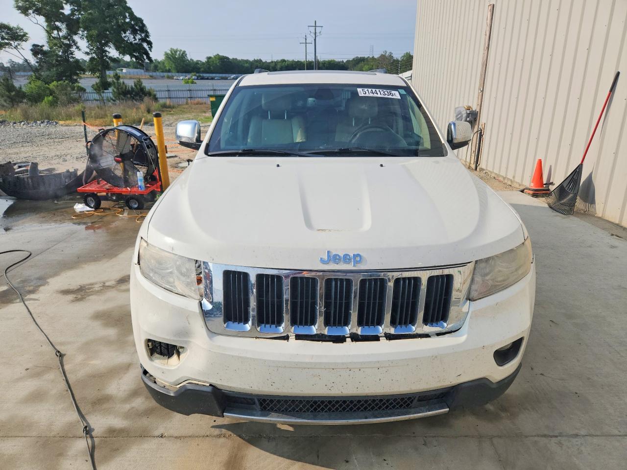 2012 Jeep Grand Cherokee Limited White vin: 1C4RJFBT4CC352581
