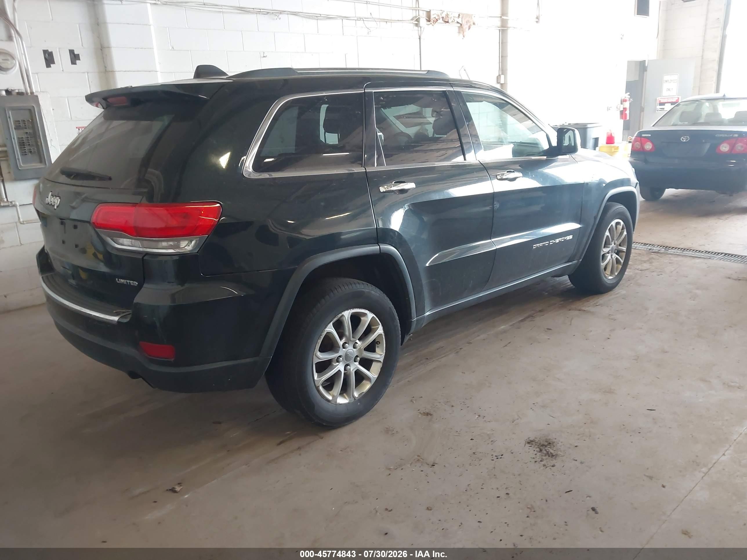 2014 Jeep Grand Cherokee Limited Black vin: 1C4RJFBT4EC151704