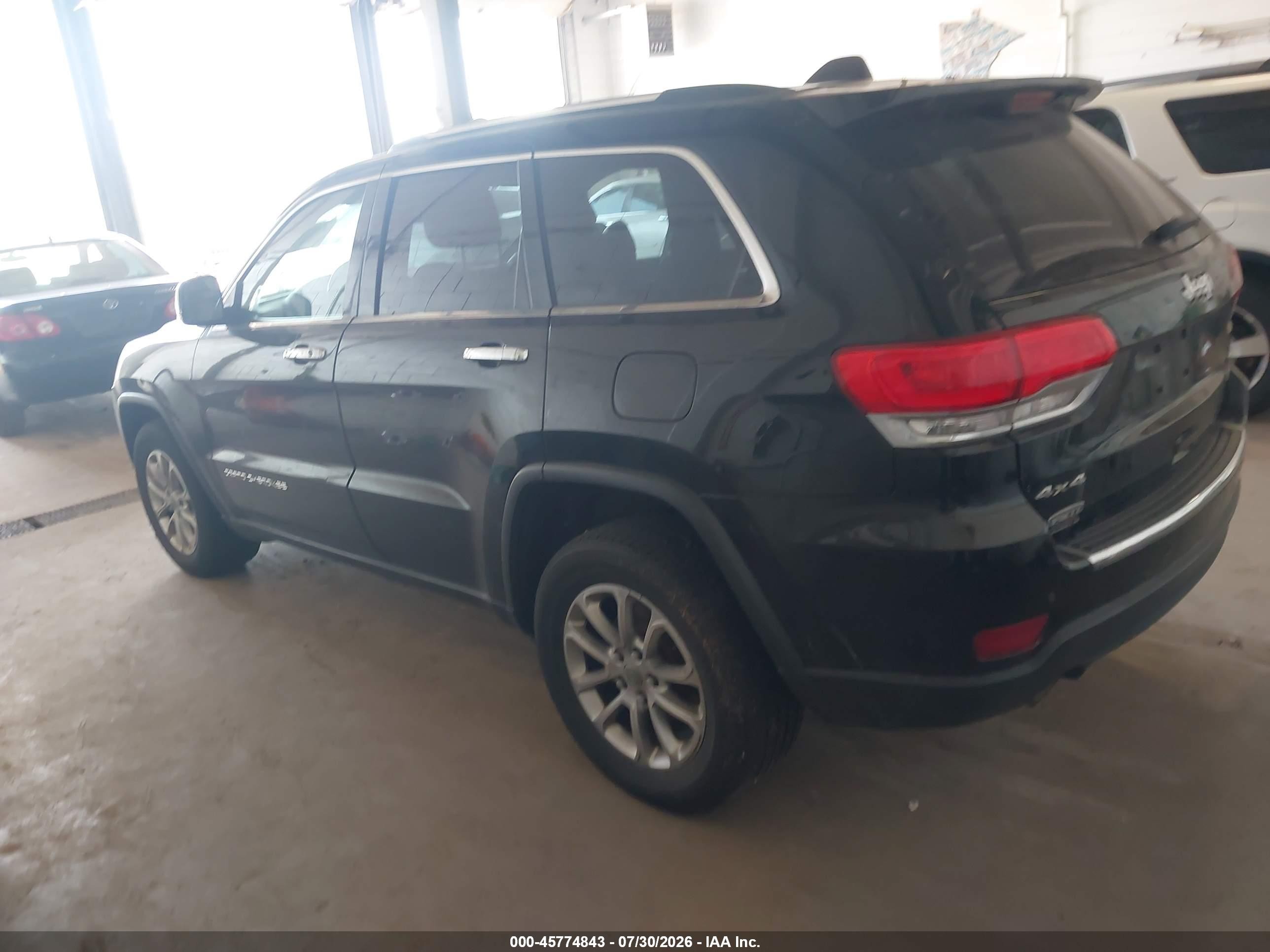 2014 Jeep Grand Cherokee Limited Black vin: 1C4RJFBT4EC151704