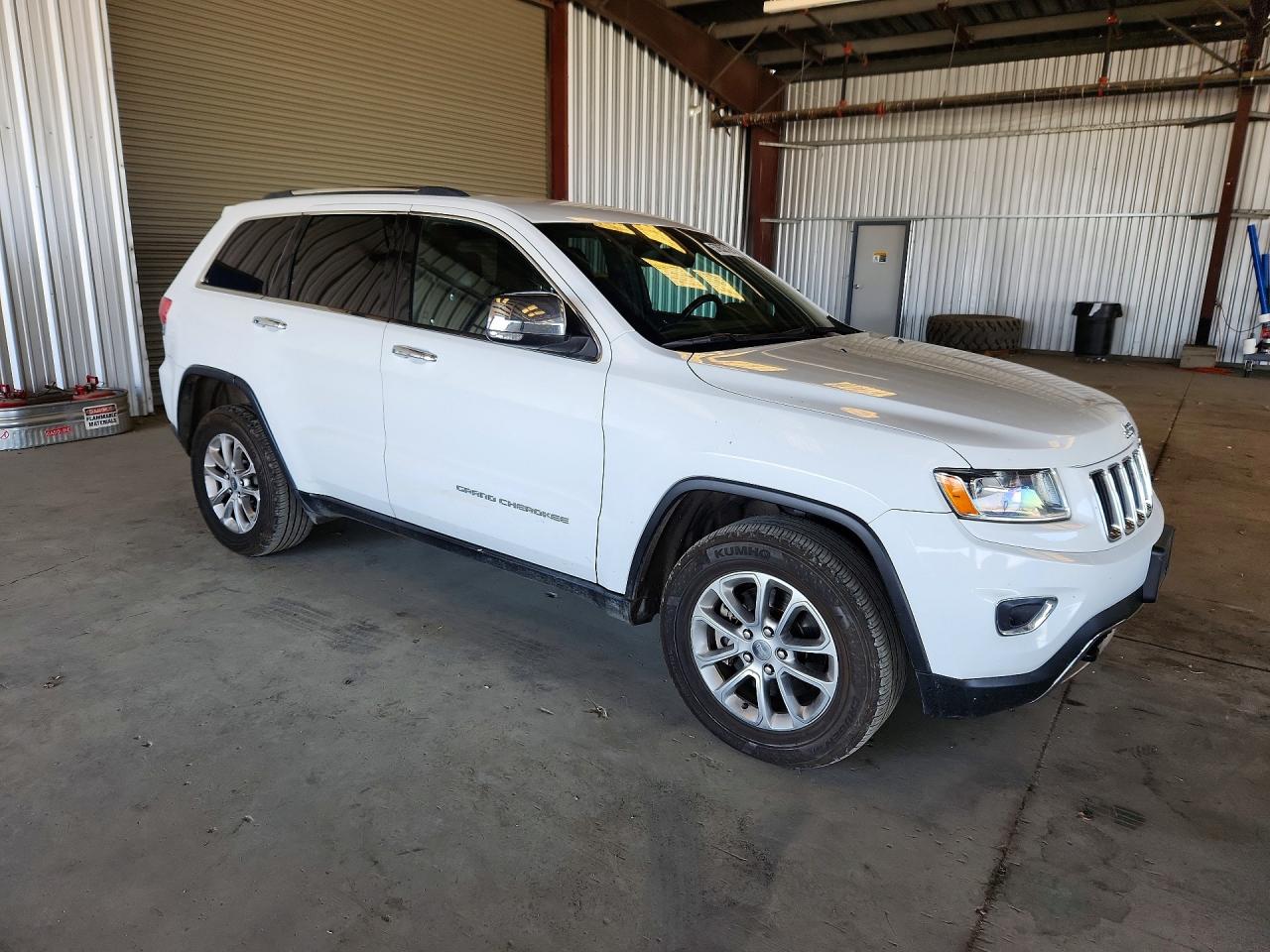 2014 Jeep Grand Cherokee Limited White vin: 1C4RJFBT4EC163688