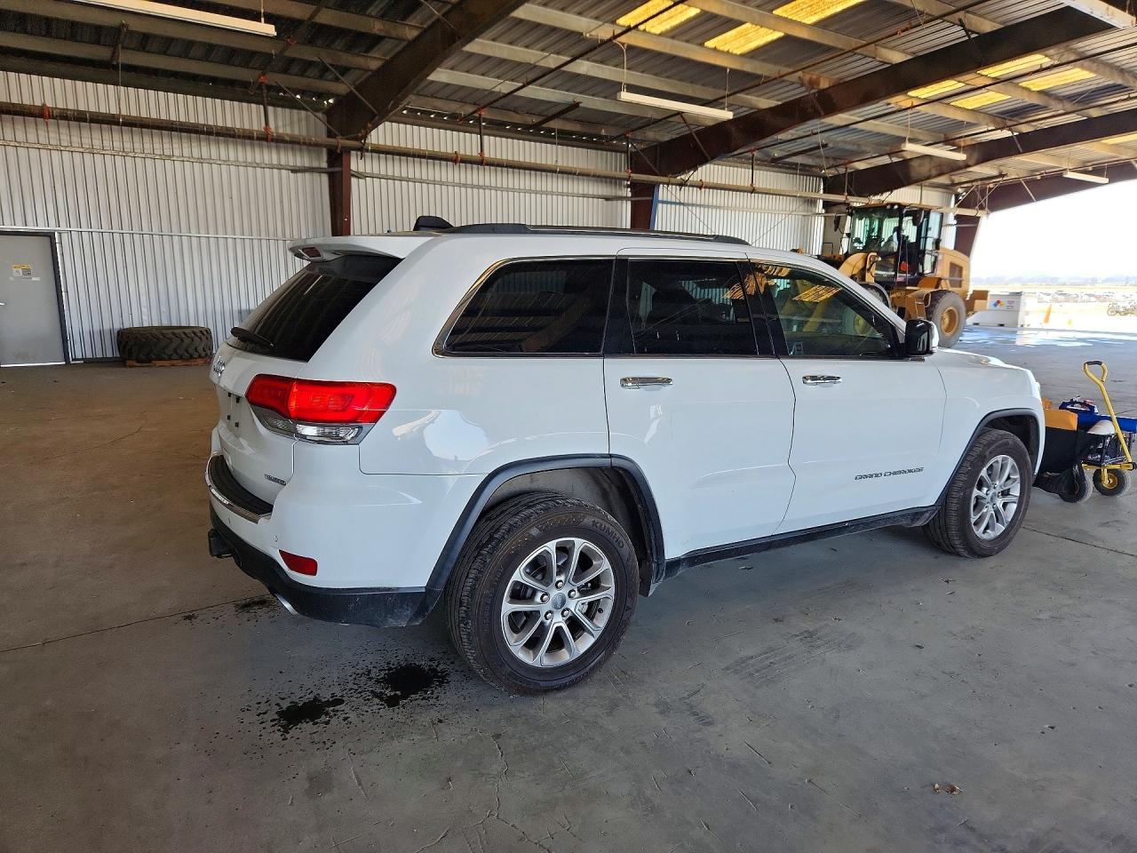 2014 Jeep Grand Cherokee Limited White vin: 1C4RJFBT4EC163688