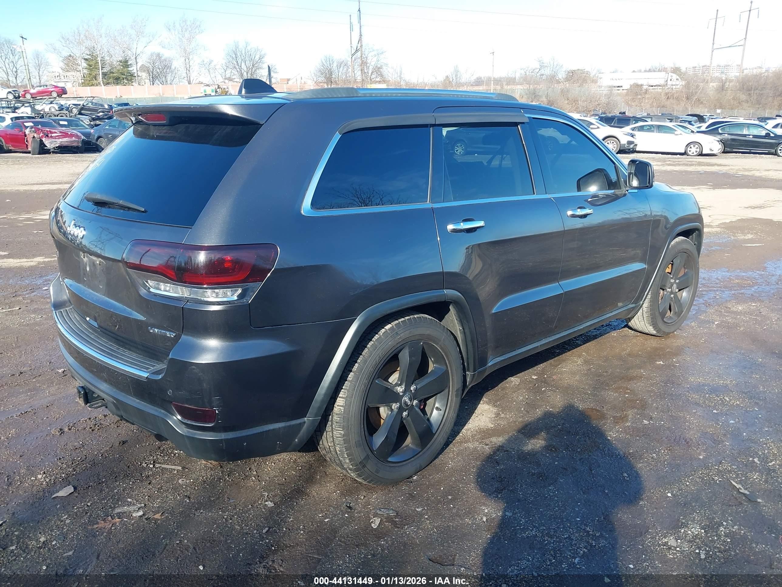 2014 Jeep Grand Cherokee Limited Gray vin: 1C4RJFBT4EC227051