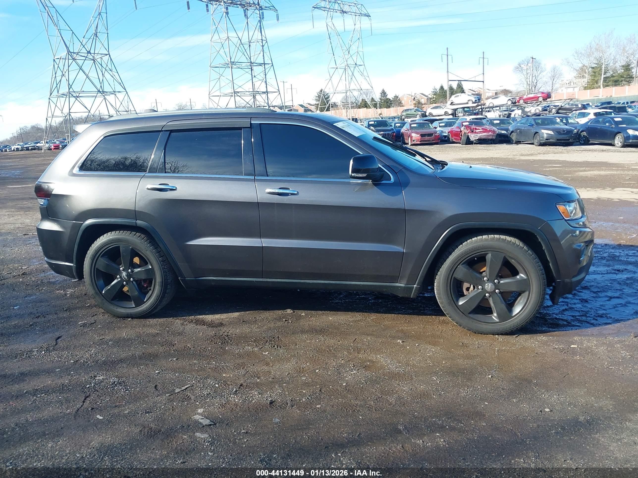 2014 Jeep Grand Cherokee Limited Gray vin: 1C4RJFBT4EC227051