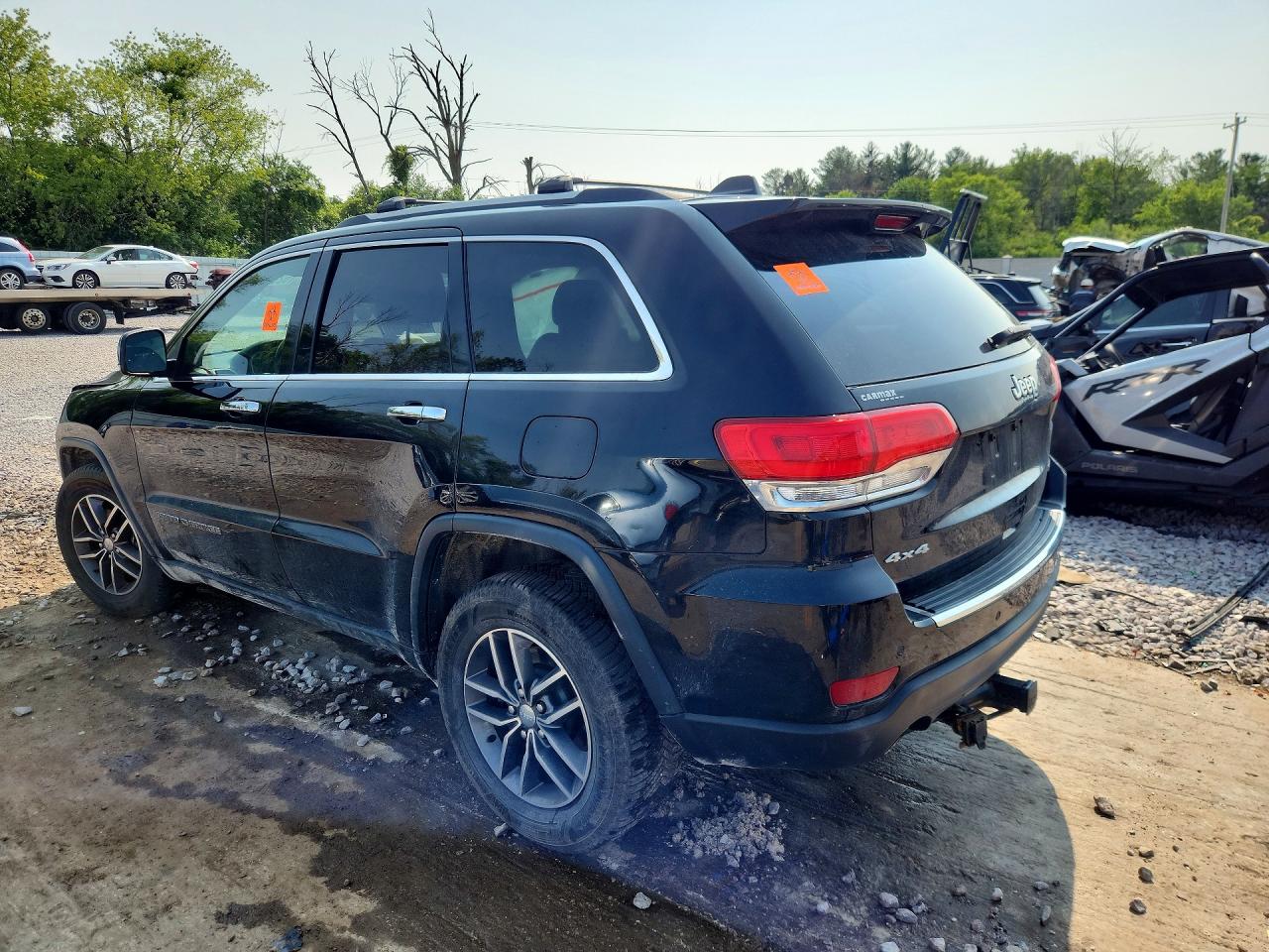 2017 Jeep Grand Cherokee Limited Black vin: 1C4RJFBT4HC717719