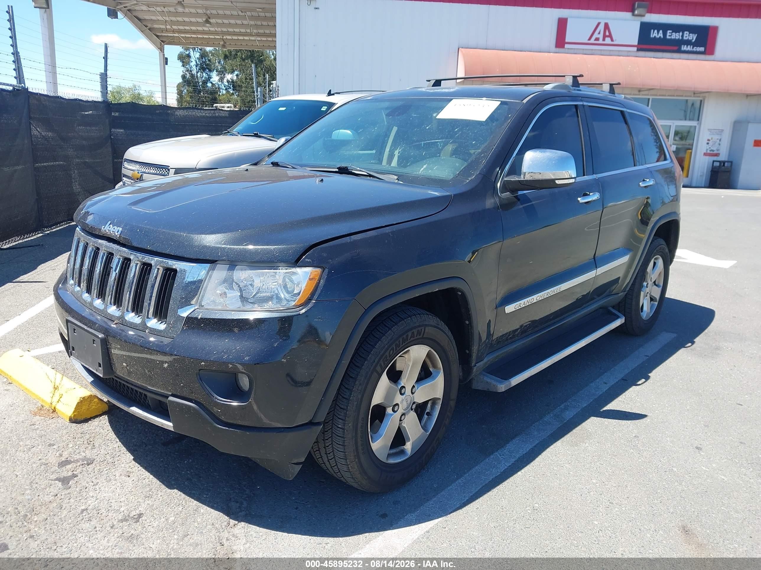 2012 Jeep Grand Cherokee Limited Черный vin: 1C4RJFBT5CC273288
