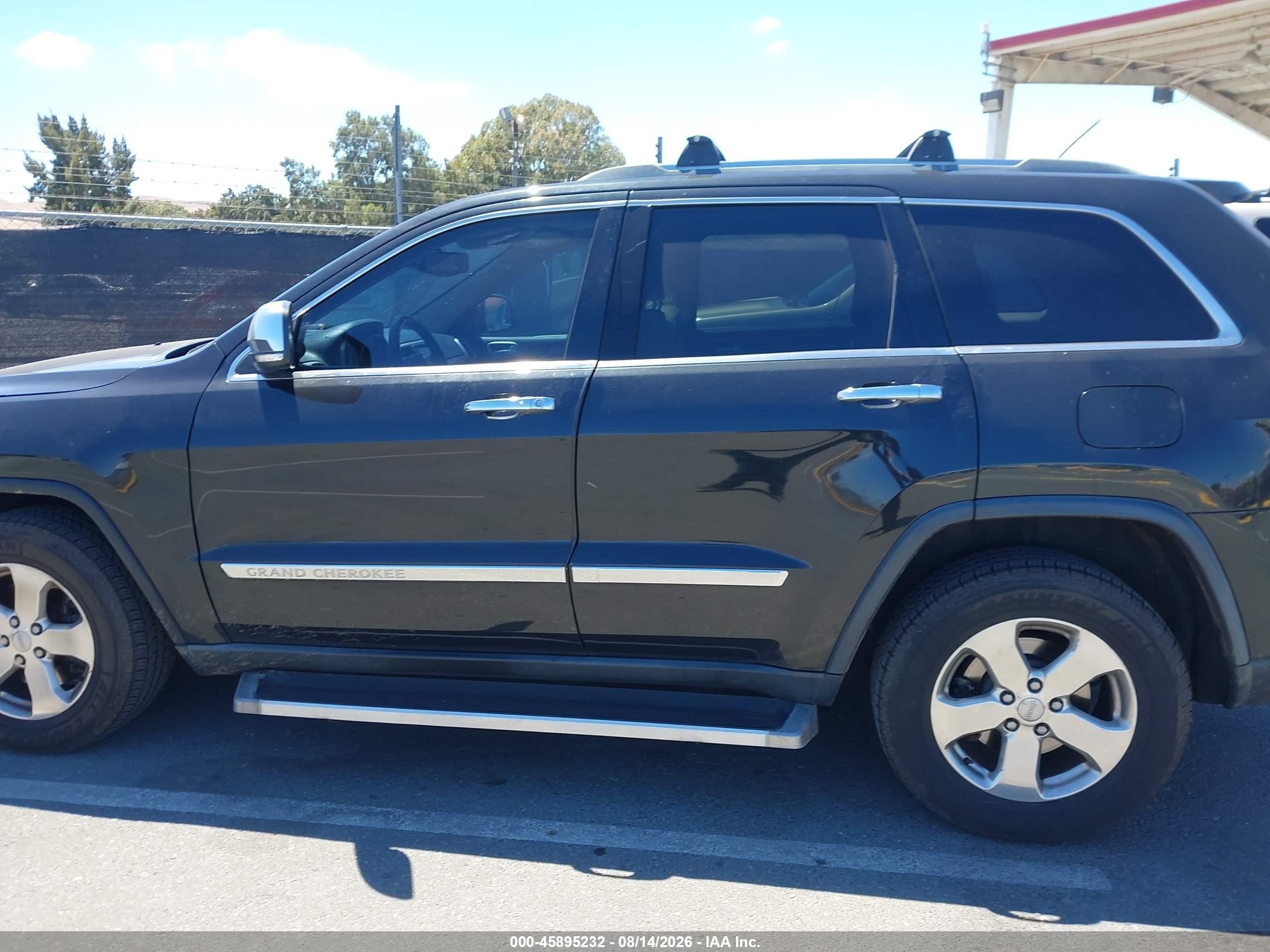 2012 Jeep Grand Cherokee Limited Черный vin: 1C4RJFBT5CC273288