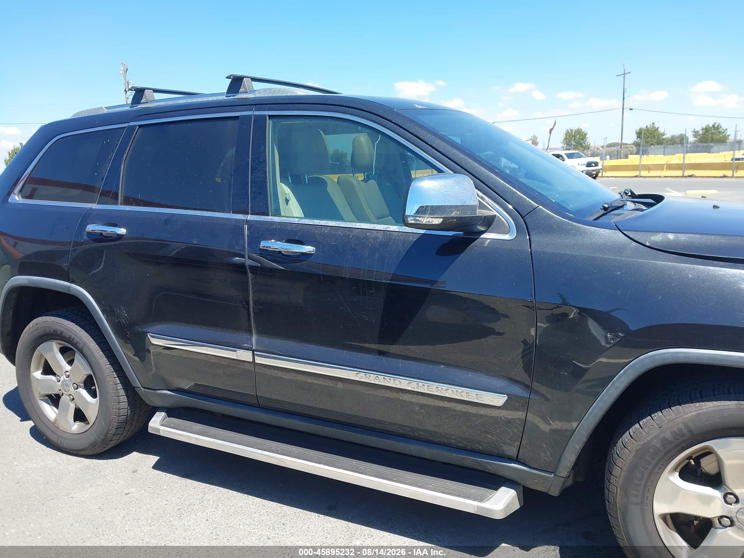 2012 Jeep Grand Cherokee Limited Черный vin: 1C4RJFBT5CC273288