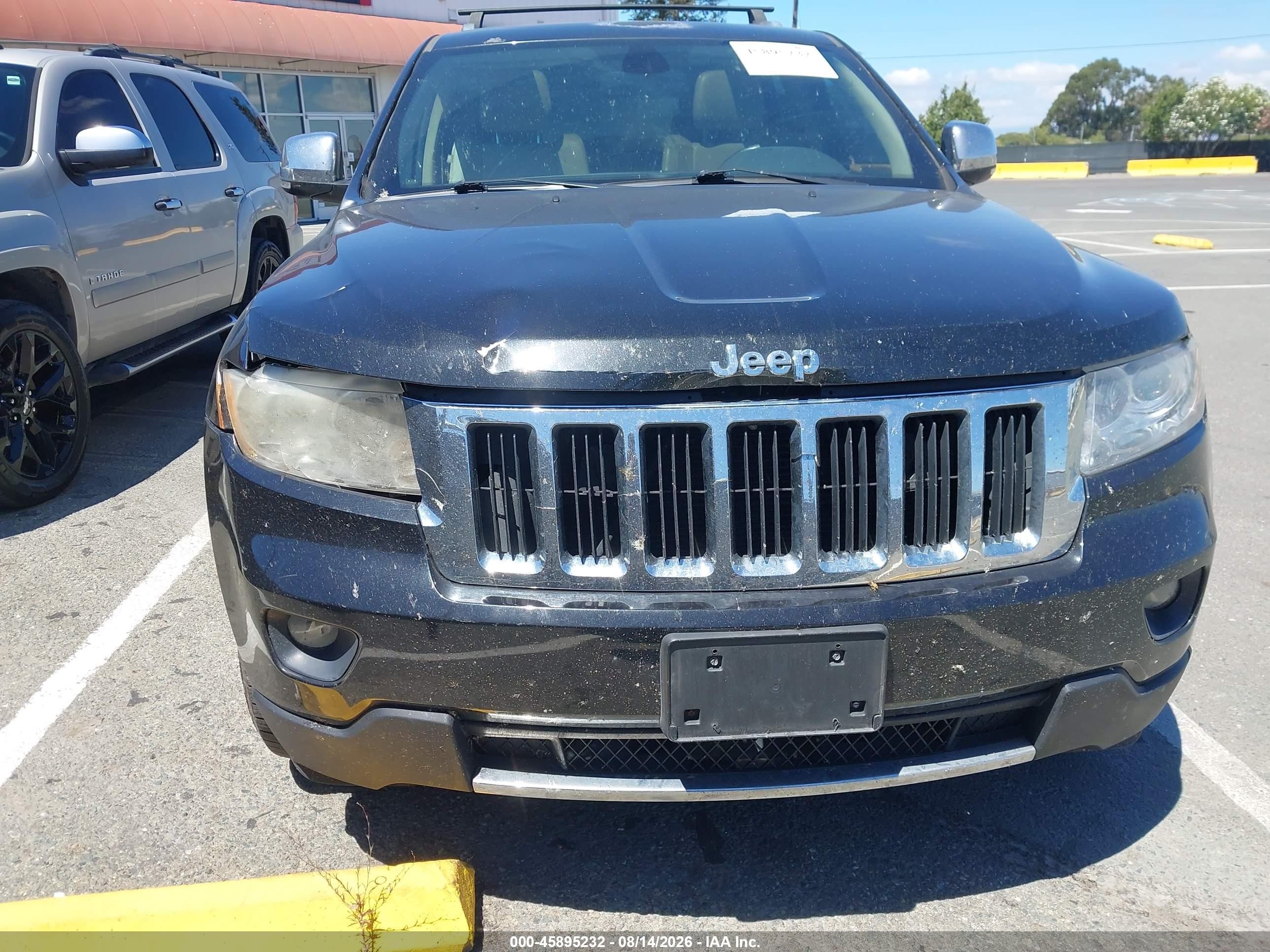 2012 Jeep Grand Cherokee Limited Черный vin: 1C4RJFBT5CC273288