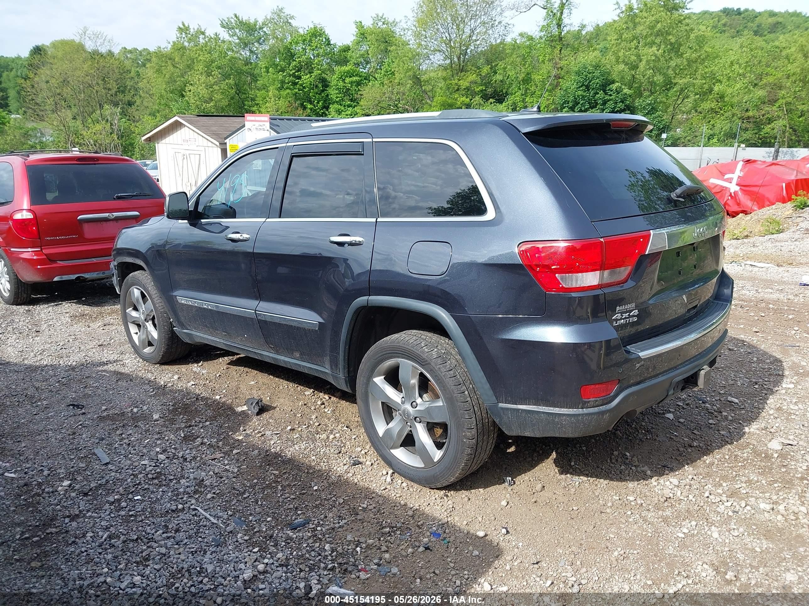 2013 Jeep Grand Cherokee Limited Gray vin: 1C4RJFBT5DC511366