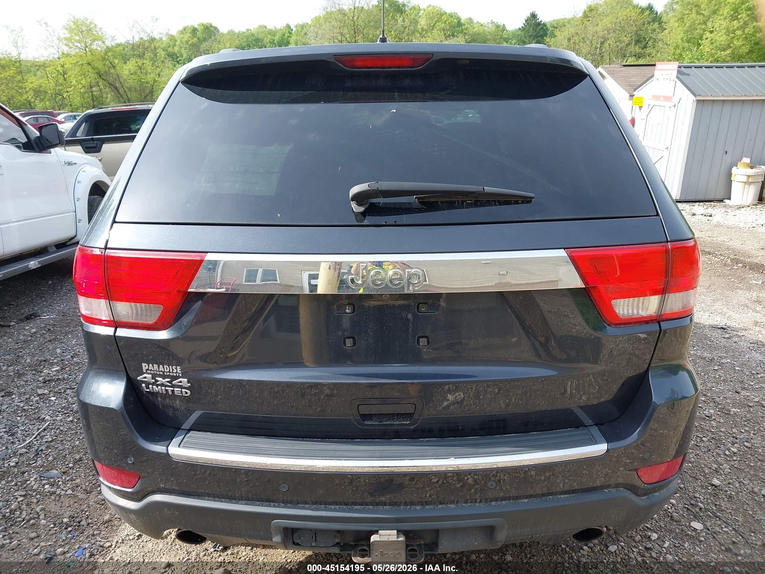2013 Jeep Grand Cherokee Limited Gray vin: 1C4RJFBT5DC511366