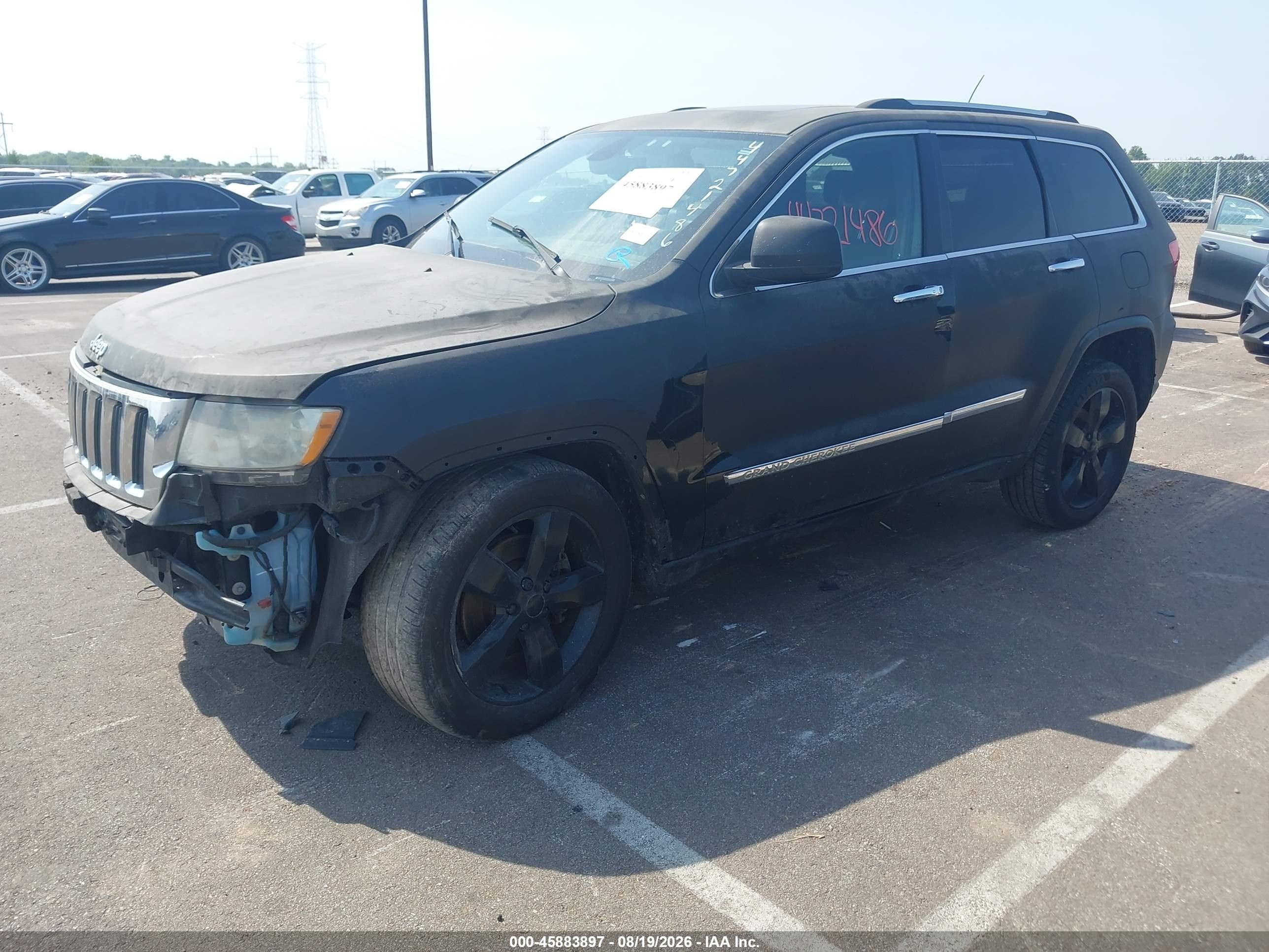 2013 Jeep Grand Cherokee Limited Черный vin: 1C4RJFBT5DC563886