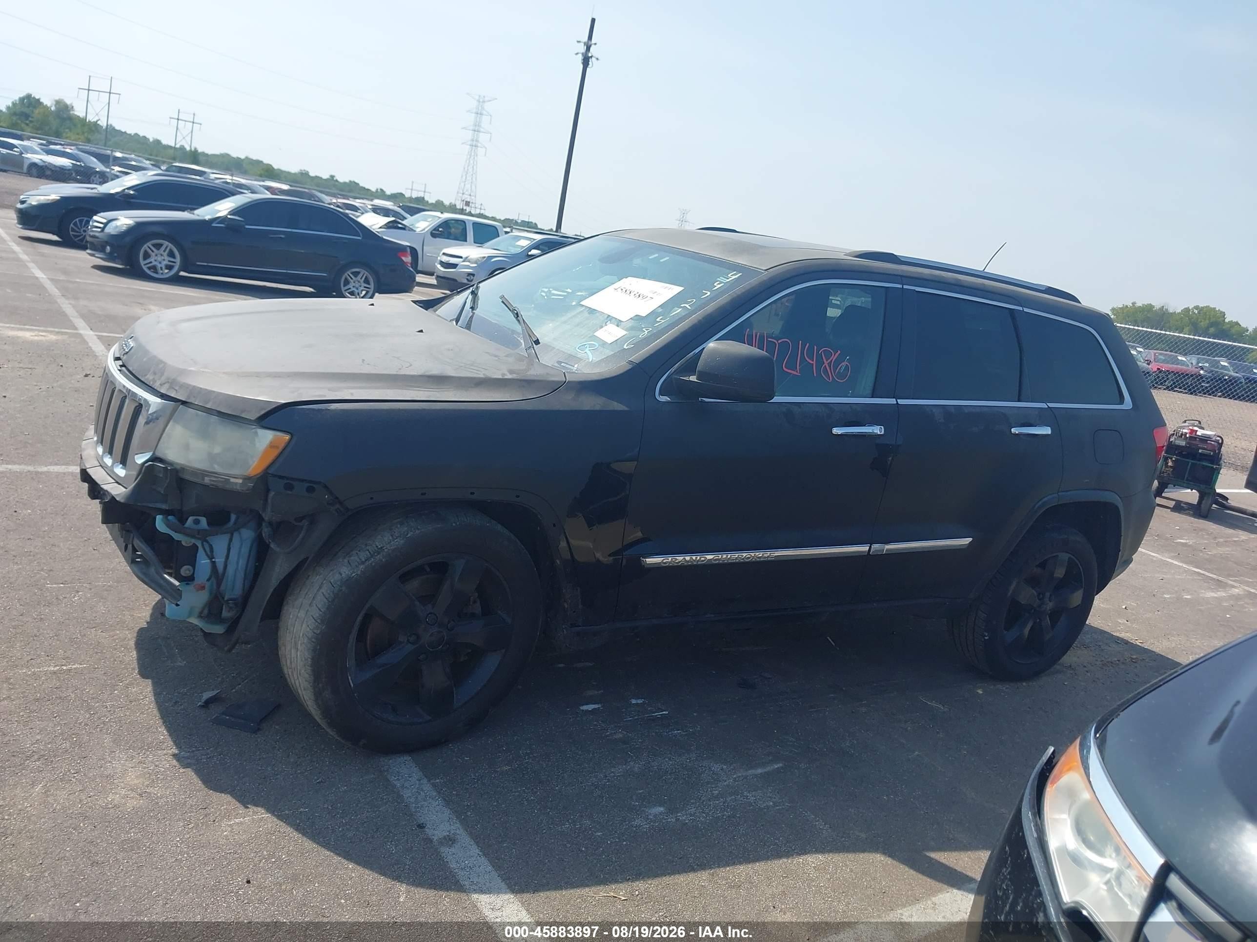 2013 Jeep Grand Cherokee Limited Черный vin: 1C4RJFBT5DC563886