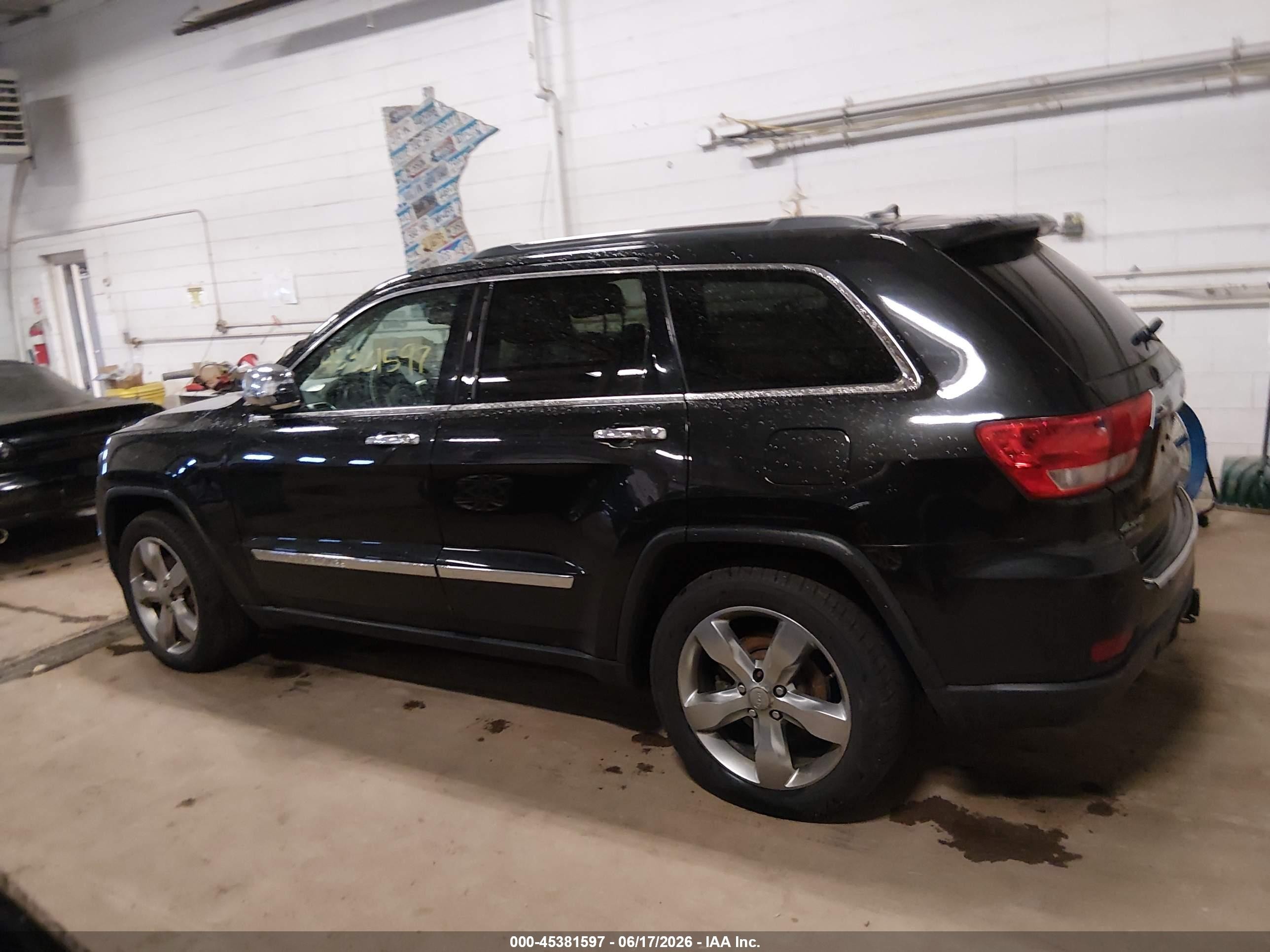 2013 Jeep Grand Cherokee Limited Black vin: 1C4RJFBT5DC573317