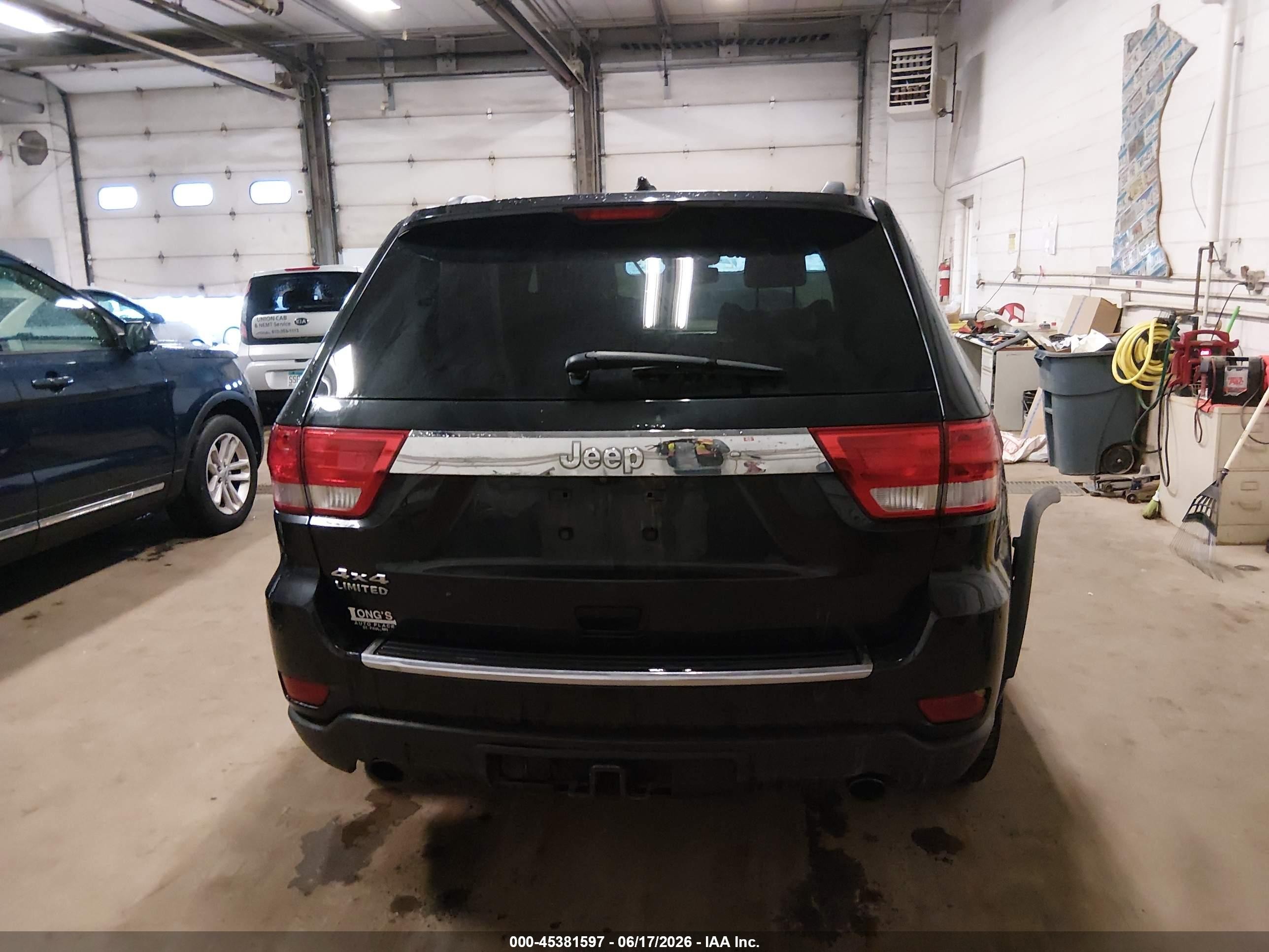 2013 Jeep Grand Cherokee Limited Black vin: 1C4RJFBT5DC573317