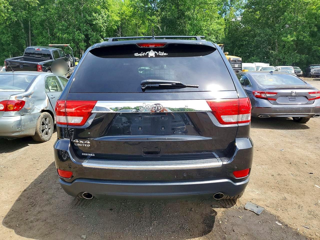 2013 Jeep Grand Cherokee Limited Black vin: 1C4RJFBT5DC595575