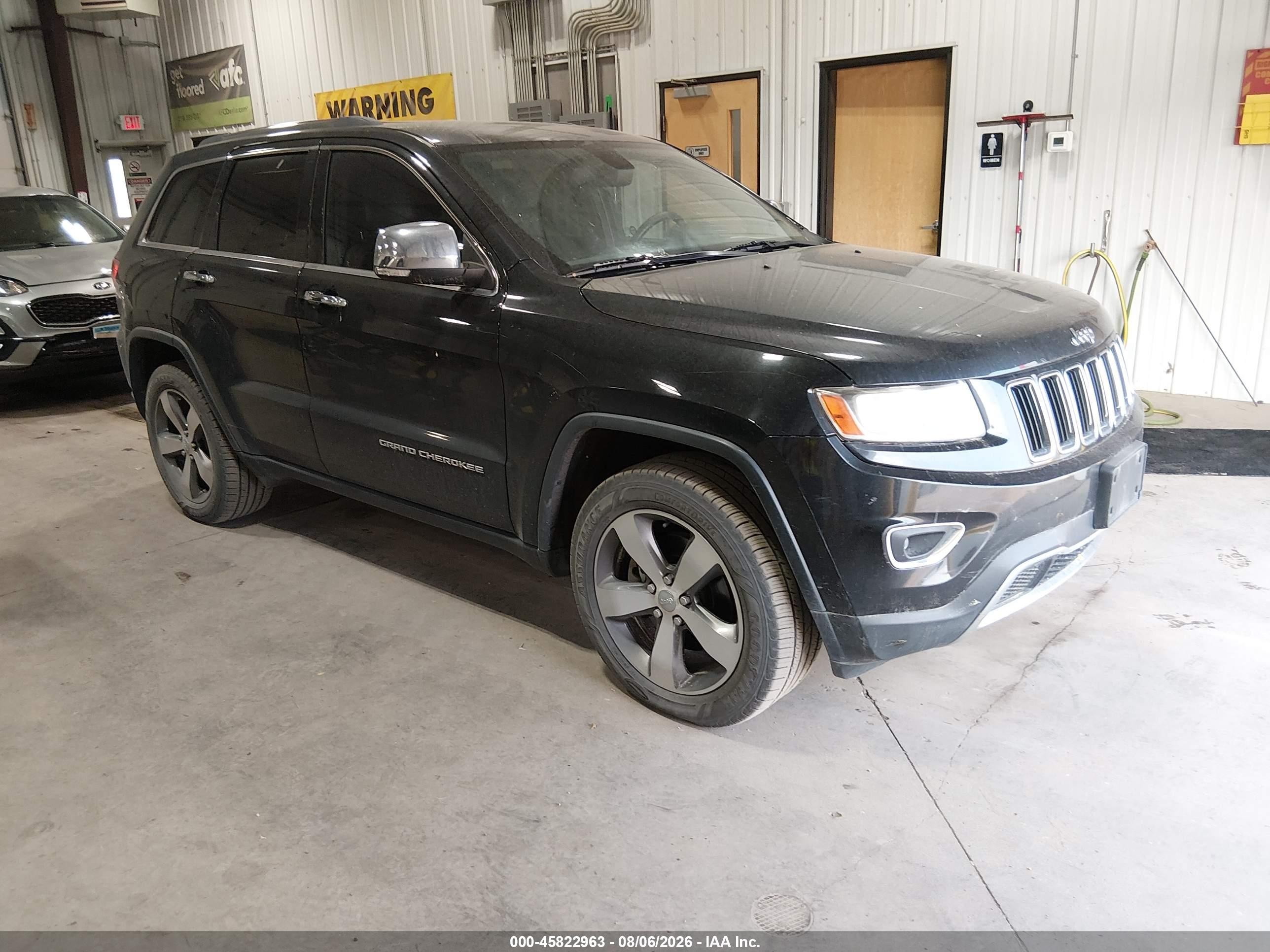2014 Jeep Grand Cherokee Limited Black vin: 1C4RJFBT5EC108540