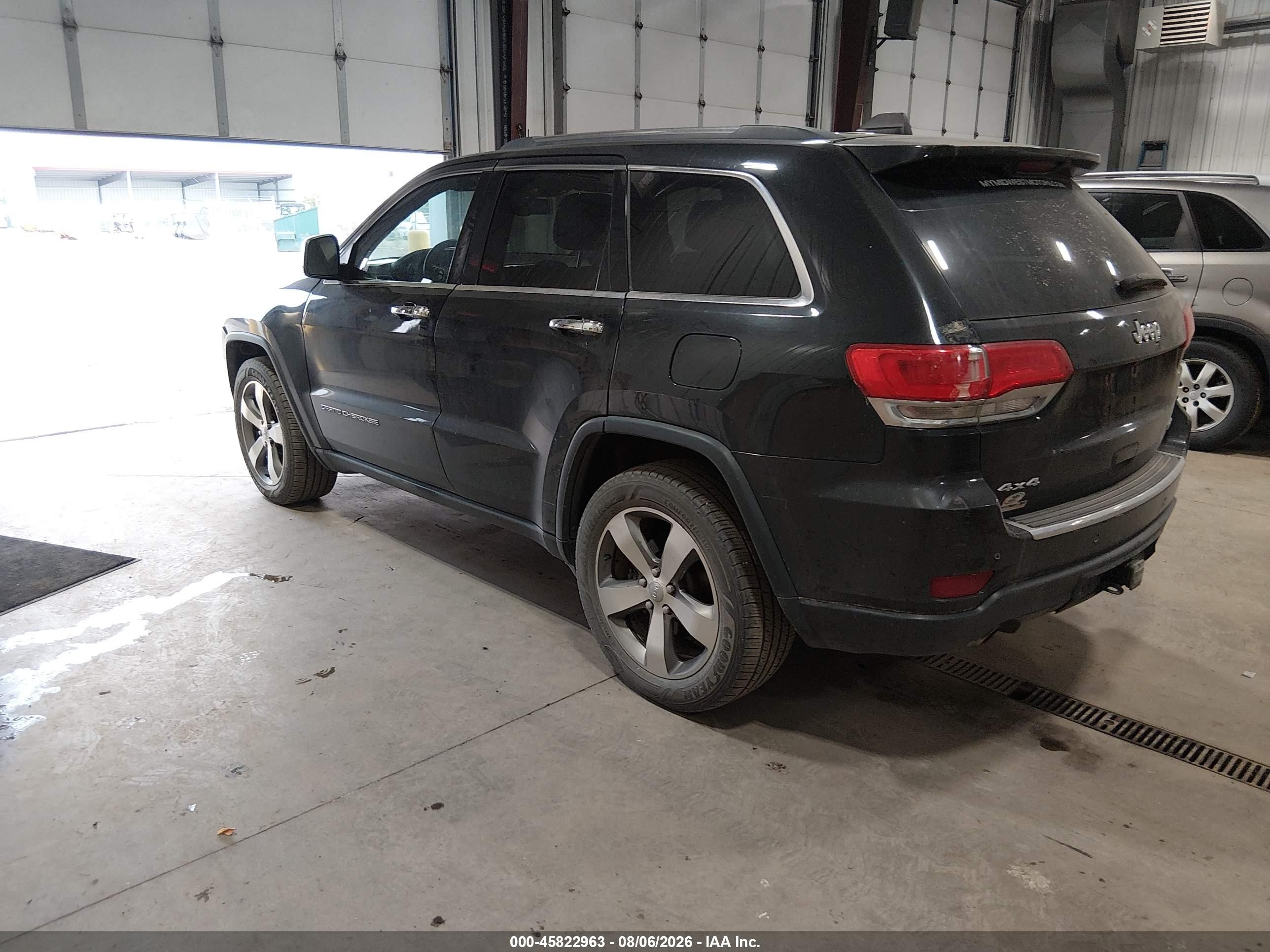 2014 Jeep Grand Cherokee Limited Black vin: 1C4RJFBT5EC108540