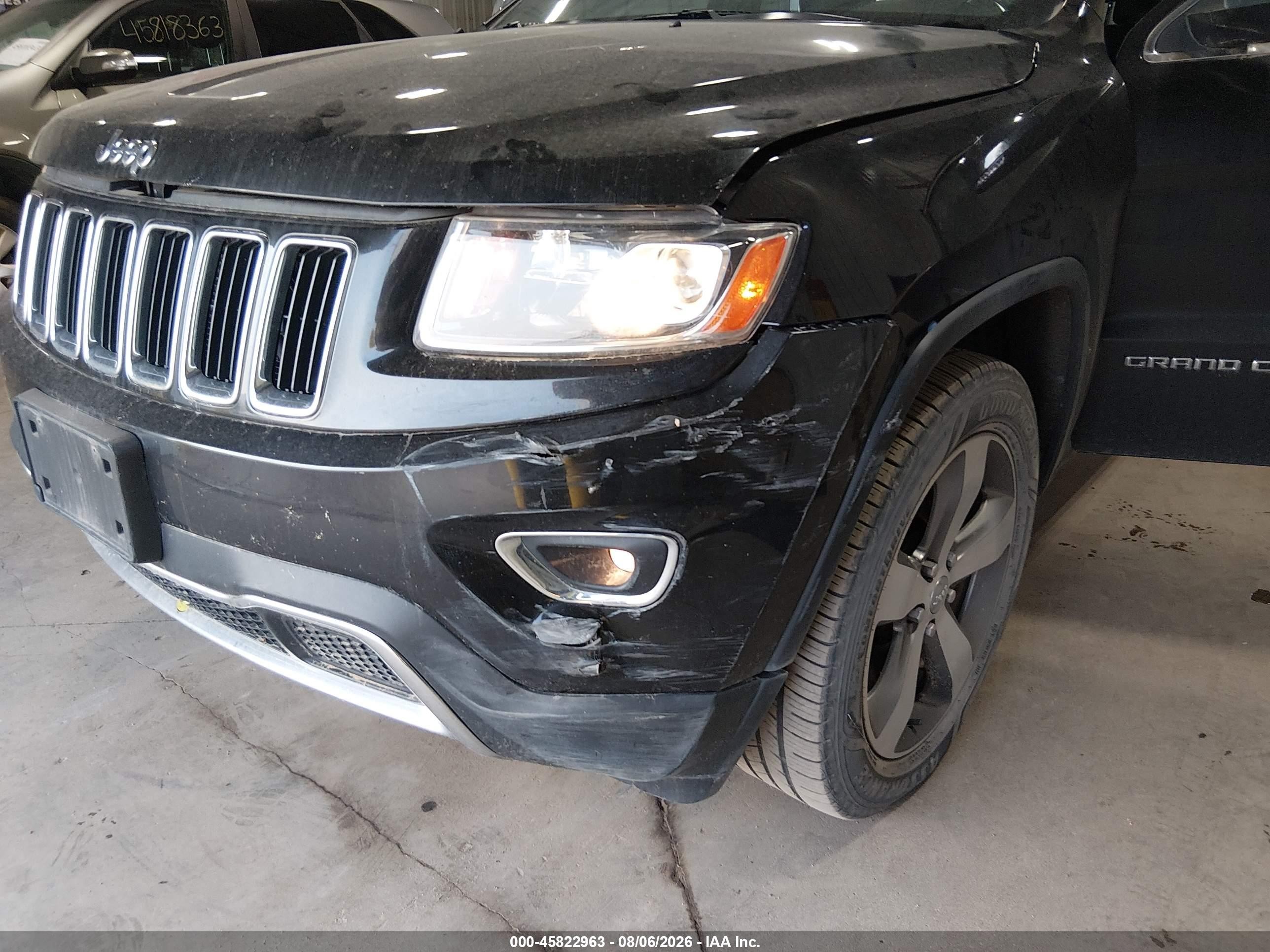 2014 Jeep Grand Cherokee Limited Black vin: 1C4RJFBT5EC108540