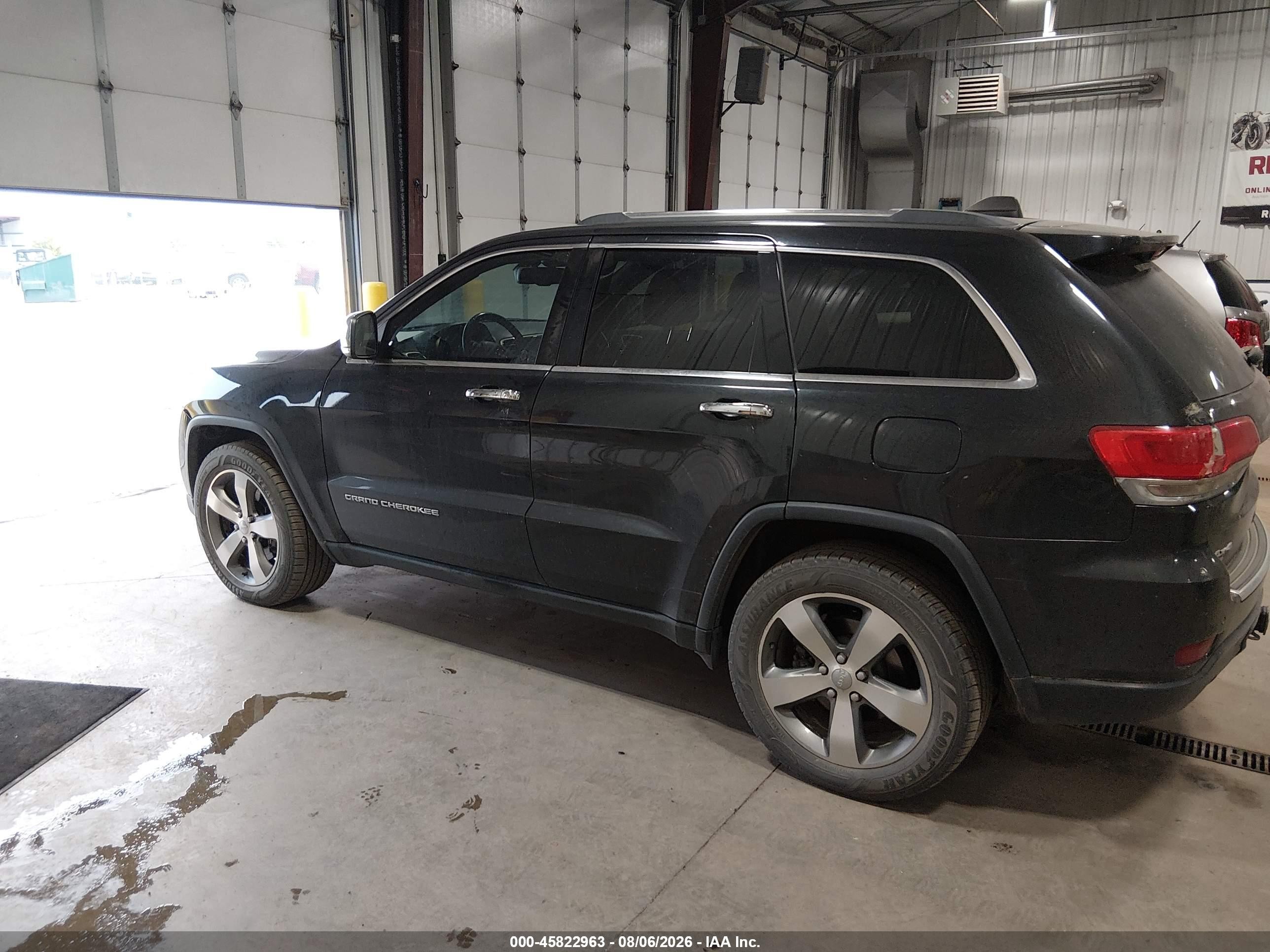 2014 Jeep Grand Cherokee Limited Black vin: 1C4RJFBT5EC108540