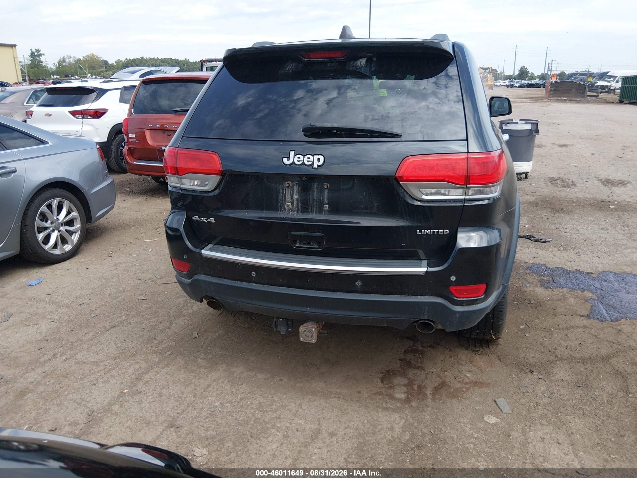 2014 Jeep Grand Cherokee Limited Черный vin: 1C4RJFBT5EC151551