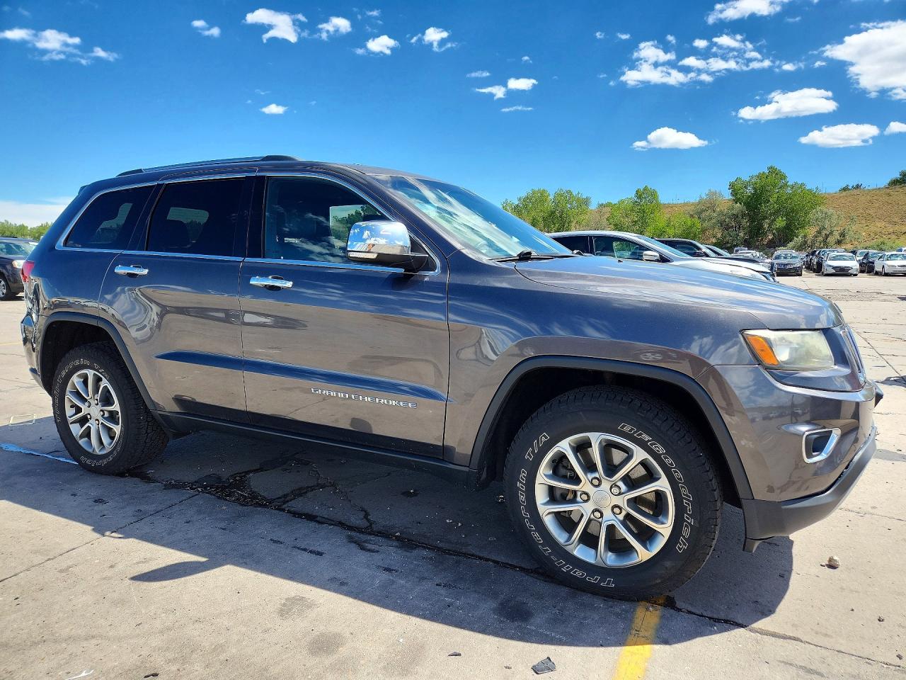 2014 Jeep Grand Cherokee Limited Silver vin: 1C4RJFBT5EC254291